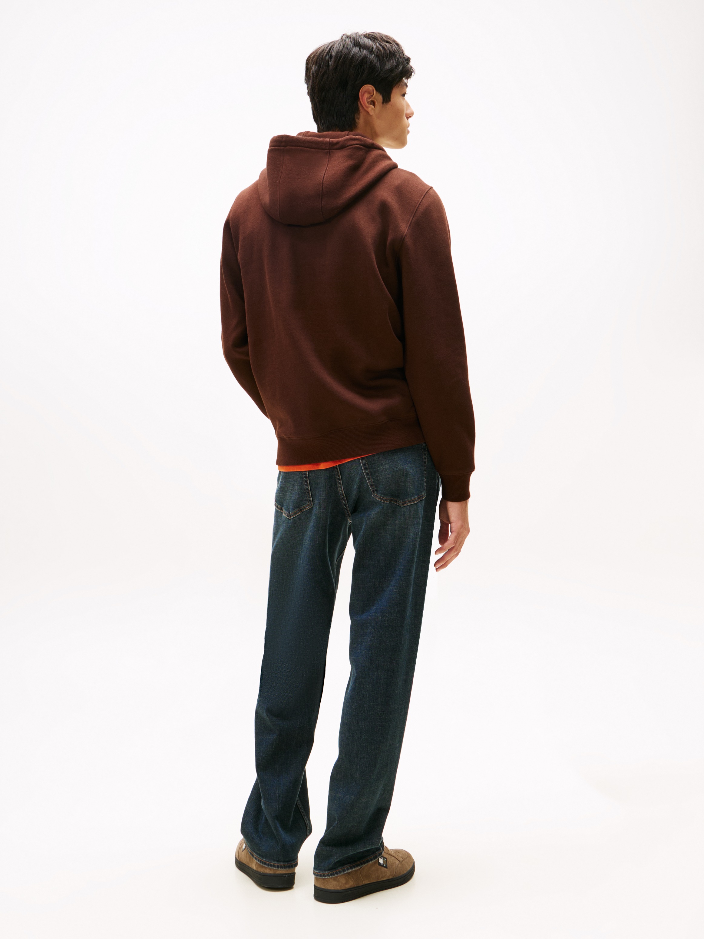 Tommy Jeans Sweatshirt »TJM REG S FLAG HOODIE«, mit bestickten Markenlogo auf Brusthöhe