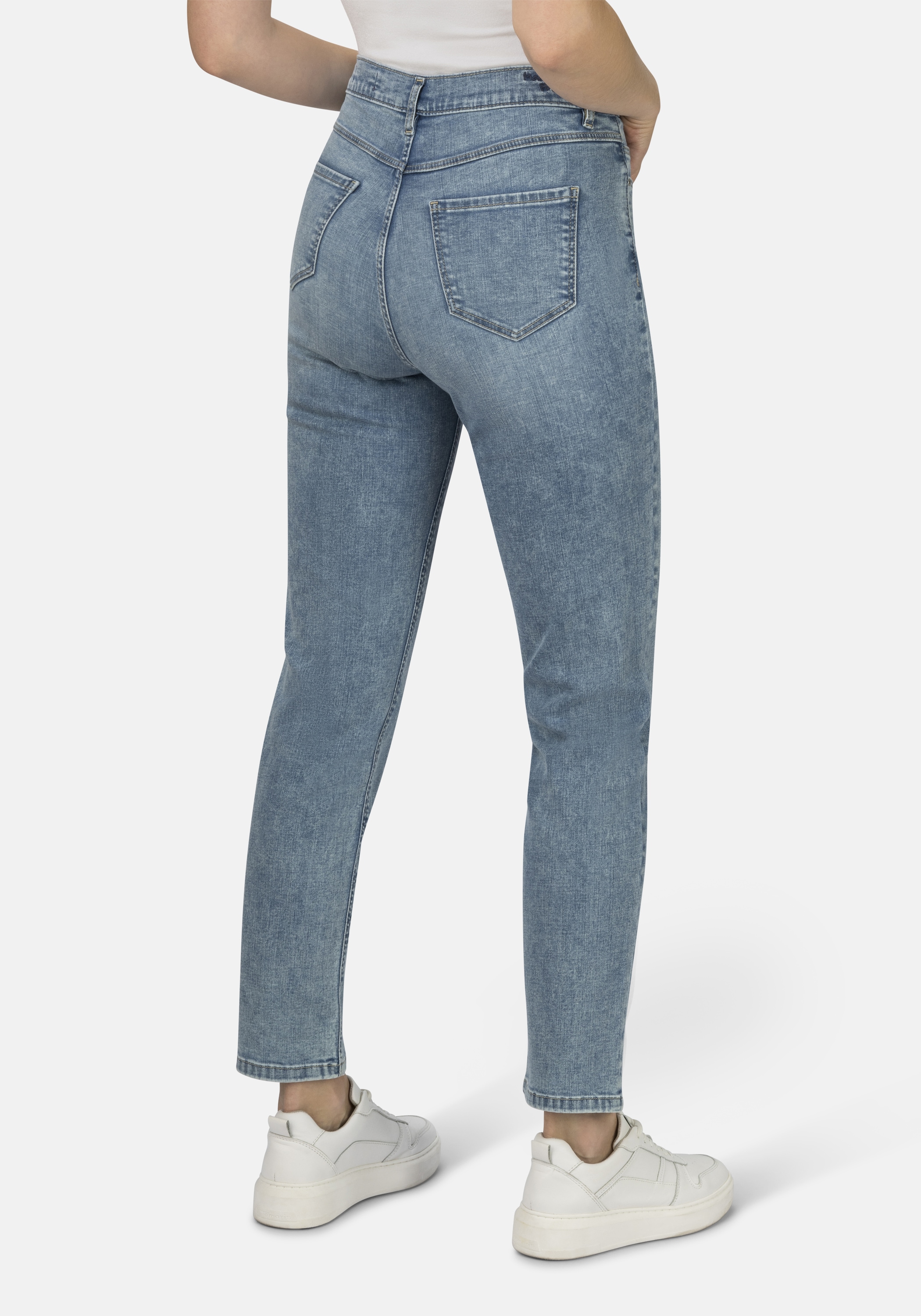 STOOKER WOMEN 5-Pocket-Jeans »Nizza Fashion Tapered Fit«, Tapered Fit Casual Clean Wash Denim Jeans für Damen