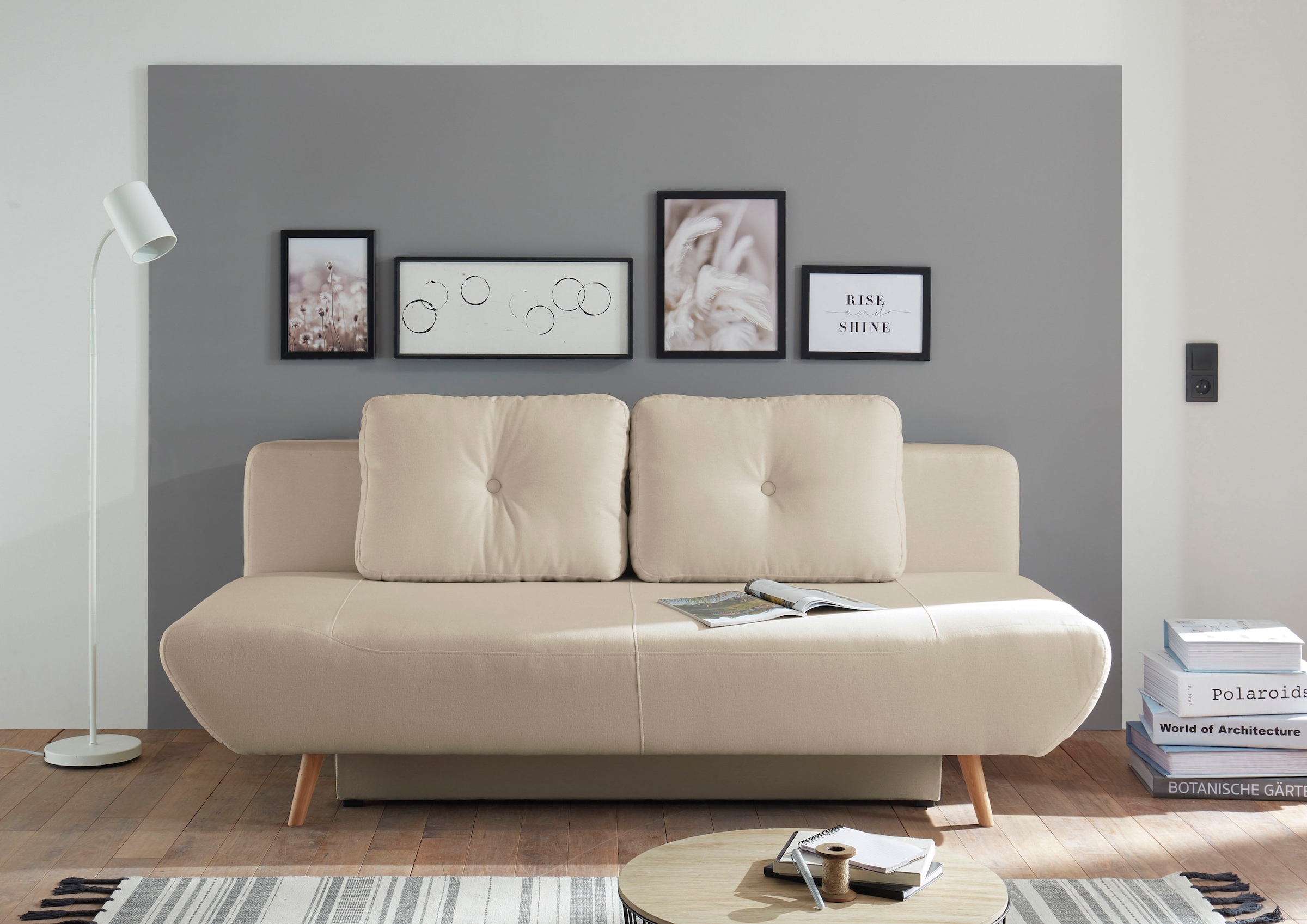 Home affaire Schlafsofa "Segmon" einfach in ein bequemes Bett umwandeln, in günstig online kaufen