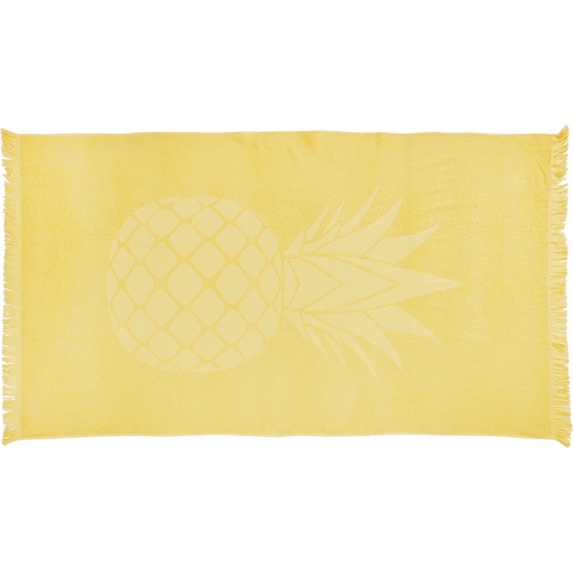 done.® Hamamtücher »Pineapple«, (1 St.), saugfähige Frottier-Innenseite,  ideal als Sauna- oder Strandtuch bestellen | BAUR