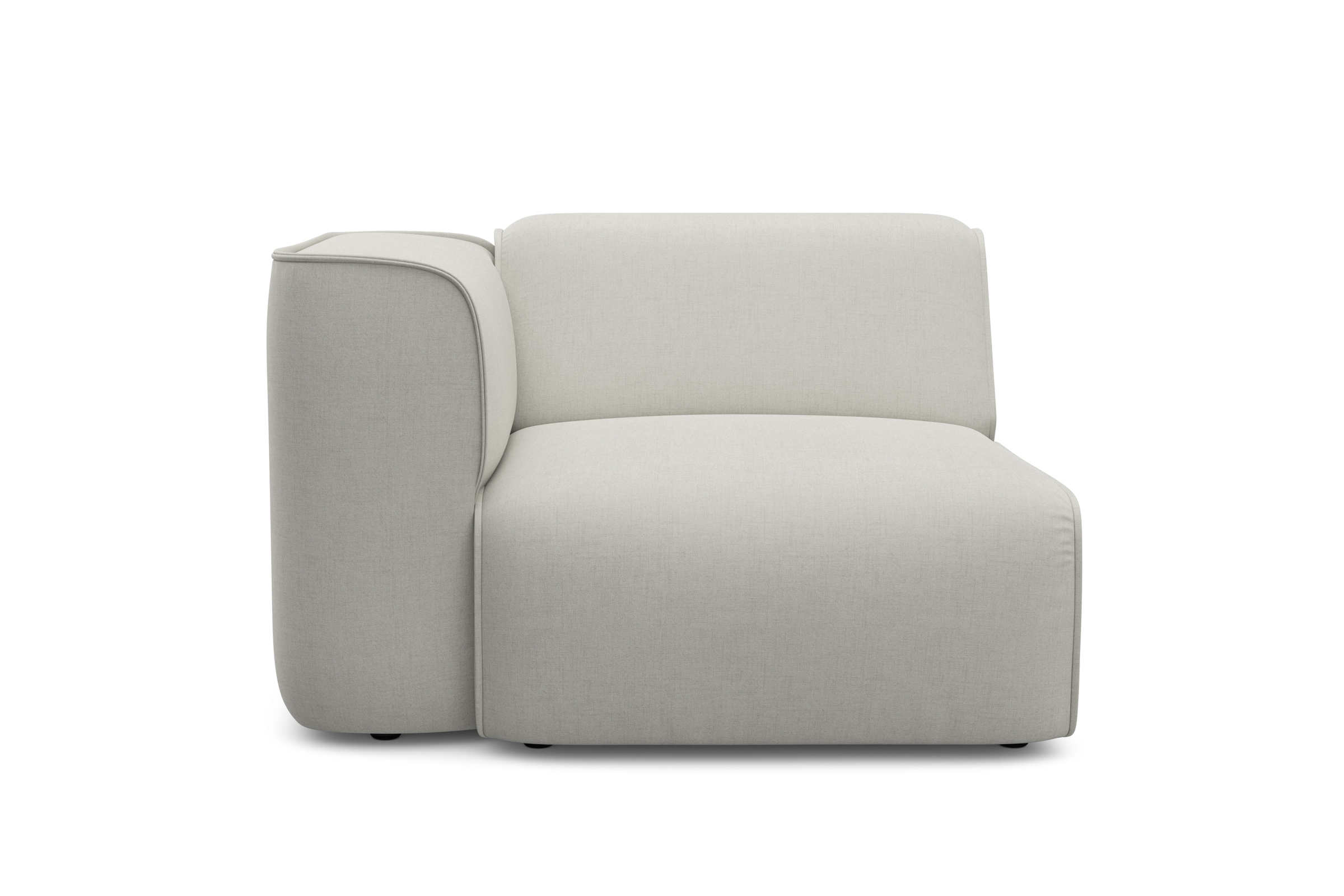 OTTO home Sessel "Sofa-Eckelement, Maße B/T/H: 109/97/46 cm" als Modul oder separat verwendbar, für individuelle Zusammenstellung