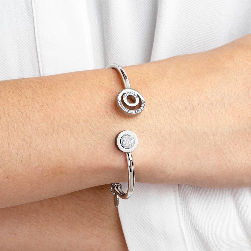 Lotus Armspange »Essentials« mit Glasstein