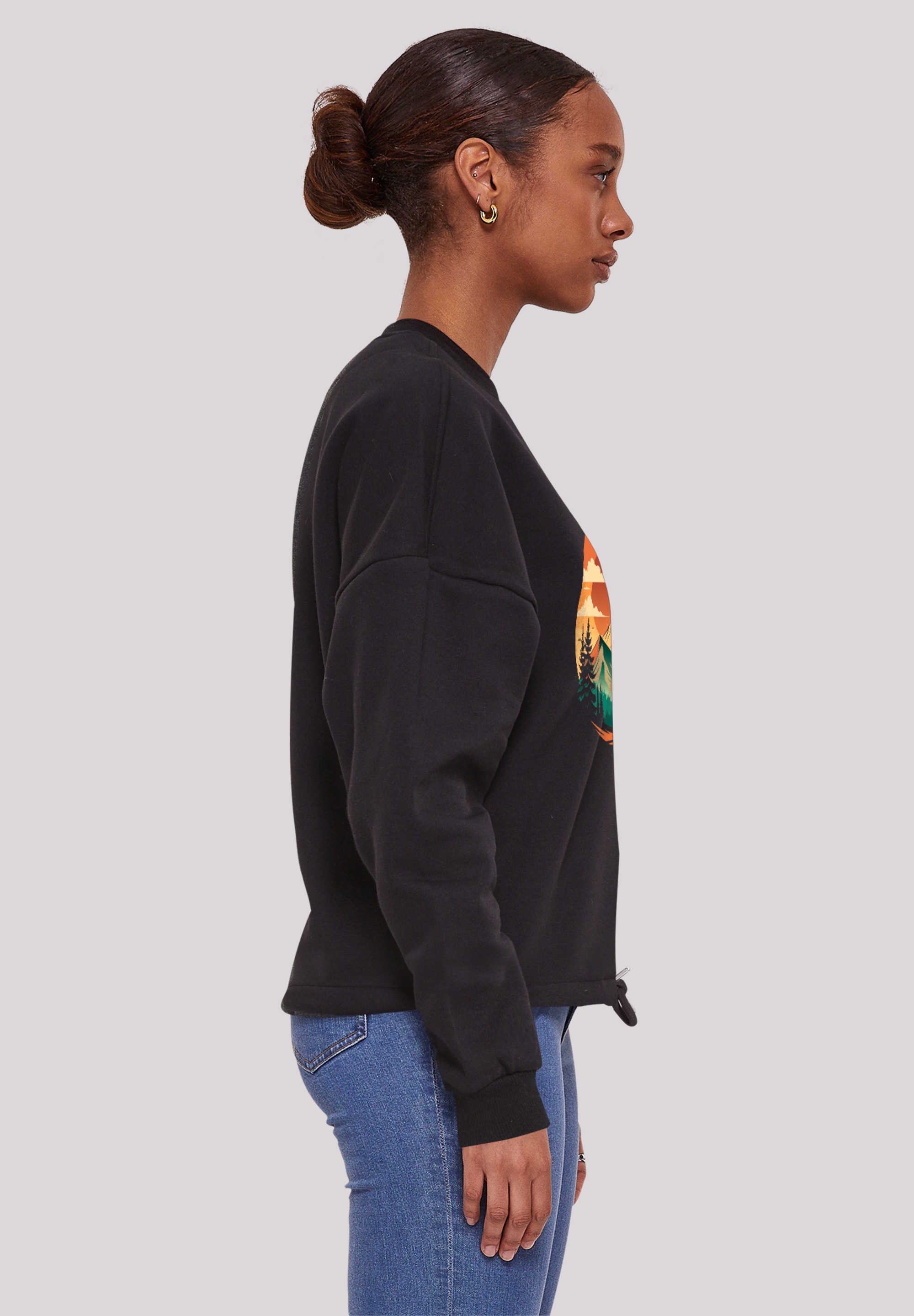 F4NT4STIC Sweatshirt »Sonnenuntergang Berglandschaft«, Premium Qualität