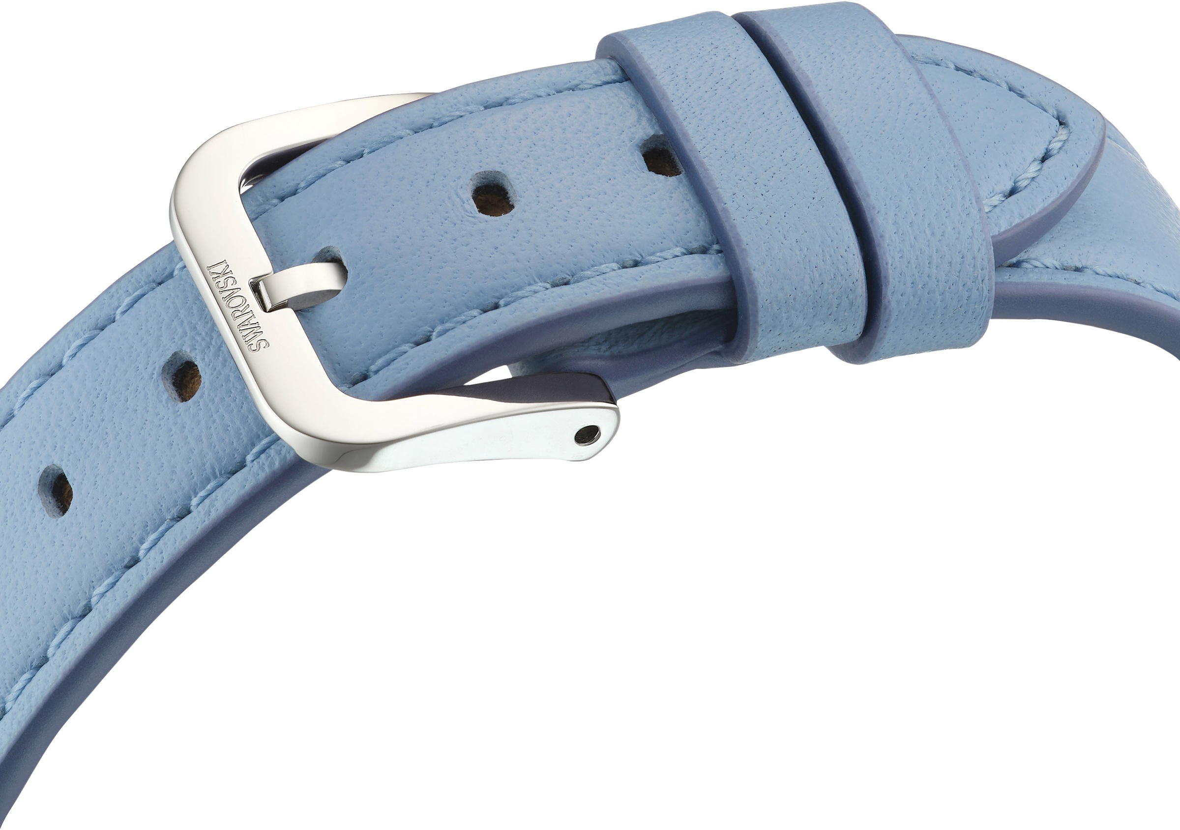 Swarovski Quarzuhr »CRYSTALLINE LUSTRE«, Armbanduhr, Damenuhr, Swiss Made, Lederarmband, analog