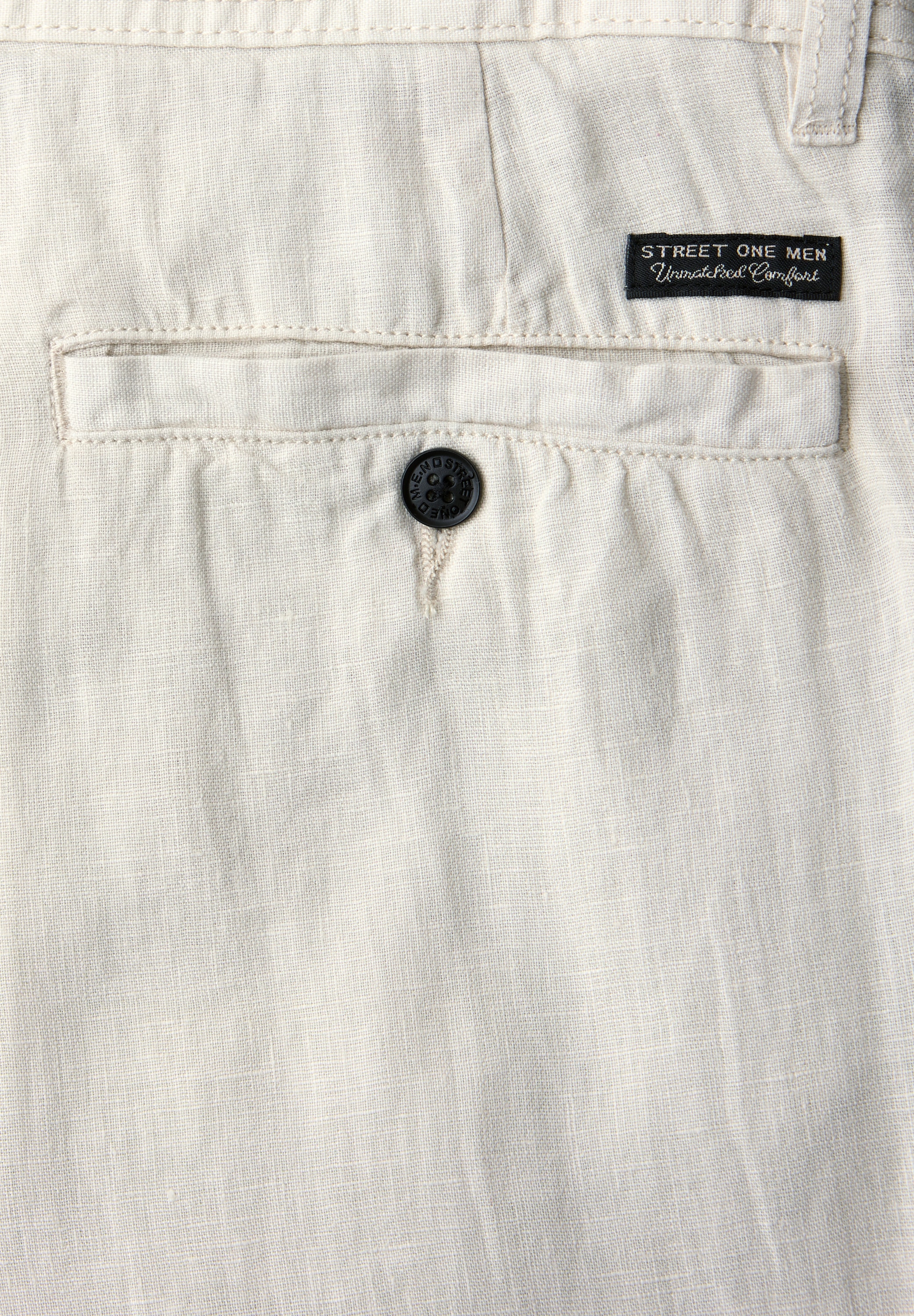 STREET ONE MEN Chinohose  aus Leinen