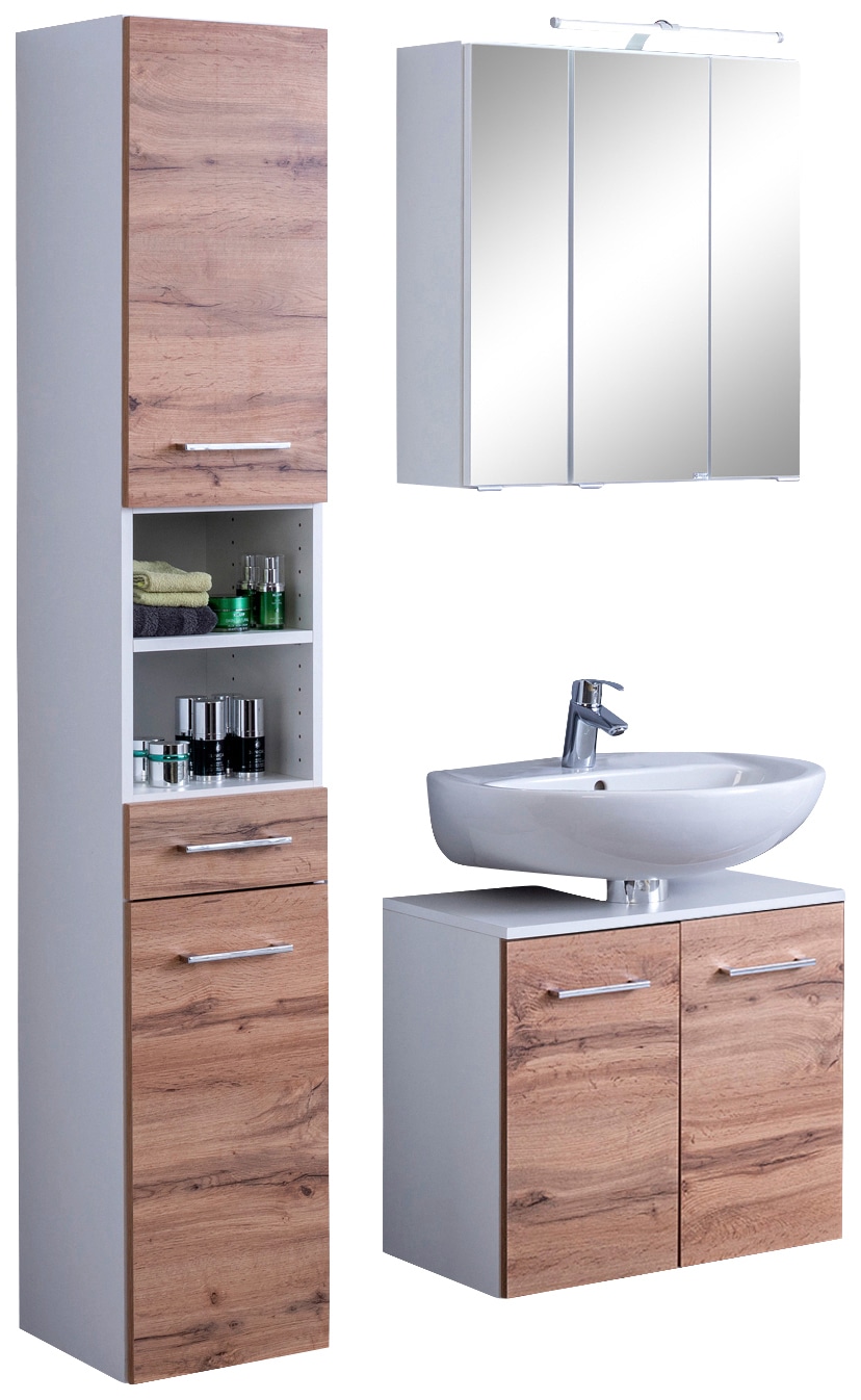 welltime Badmöbel-Set "Avignon" 3 Stk. tlg. günstig online kaufen