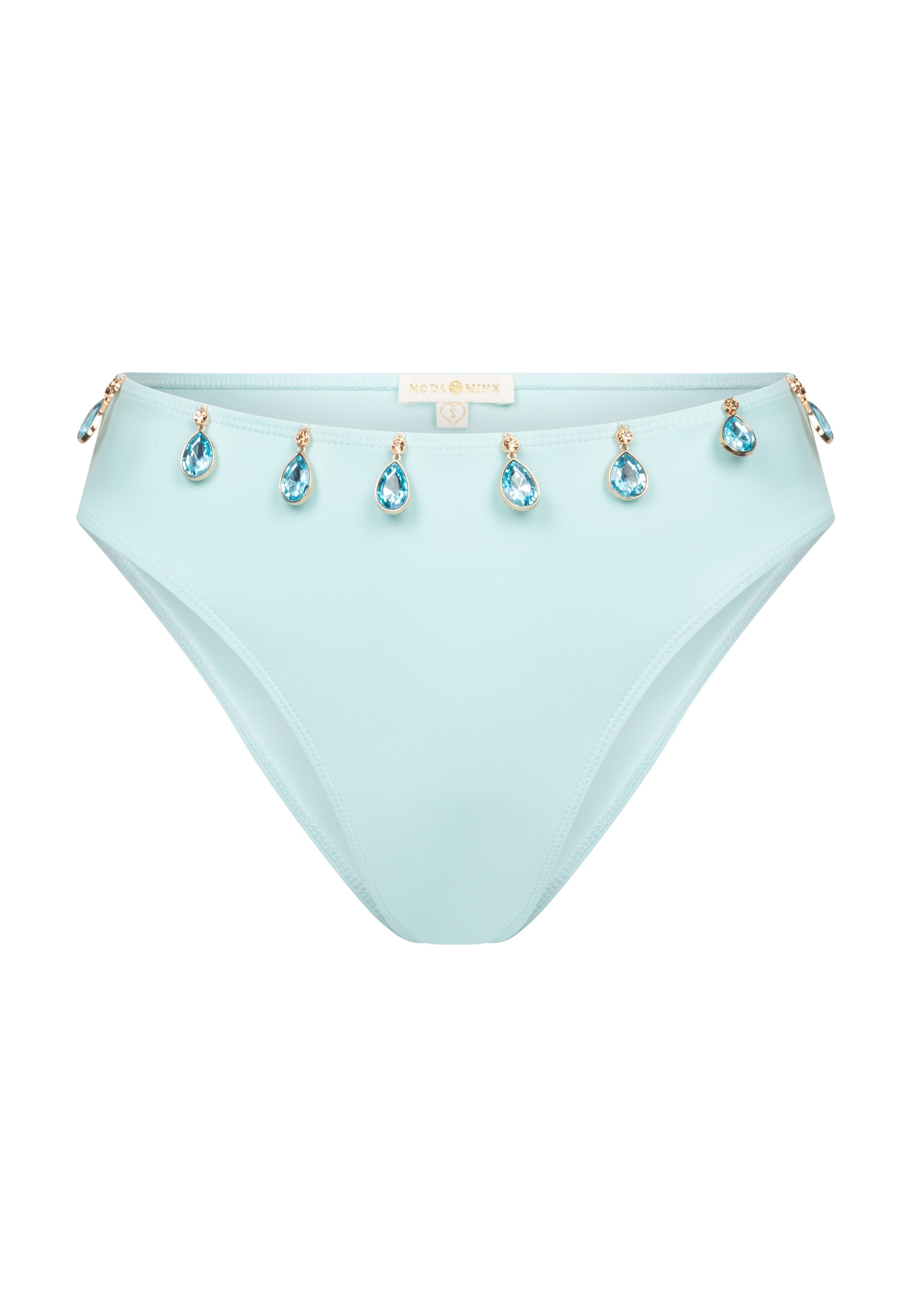 Moda Minx Bikini-Hose »Hera«, (1 St.), mit edlen Schmuckelementen