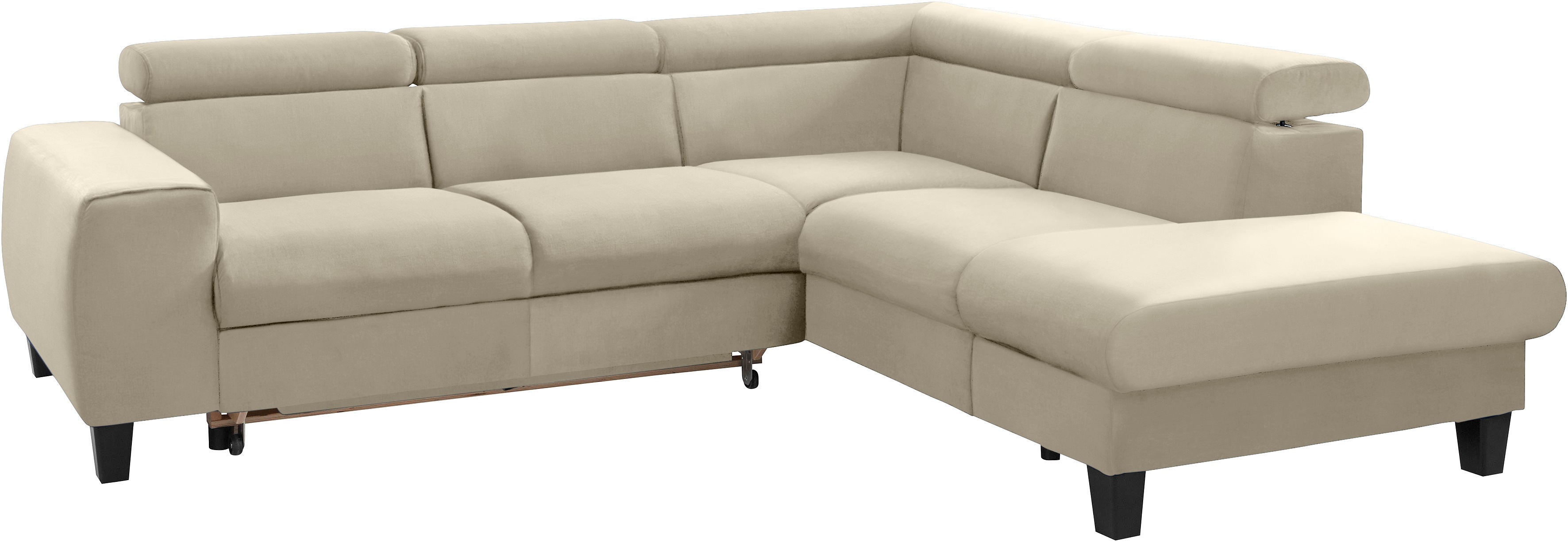 Thumbnail - COTTA Ecksofa "Morven L-Form mit Kopfteilverstellung", wahlweise mit Bettfunktion, Bettkasten & Wireless-Charger