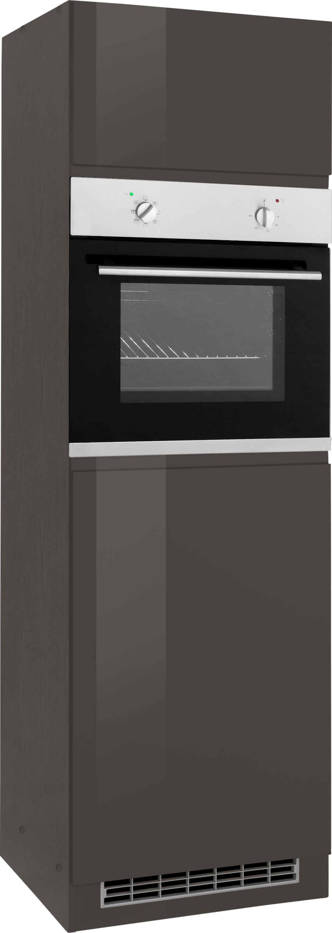 HELD MÖBEL Backofenumbauschrank »Virginia«, 200 cm hoch, 60 cm breit, Nische  für Ofen B/H/T: 56/59/55 cm, 2 Türen kaufen | BAUR