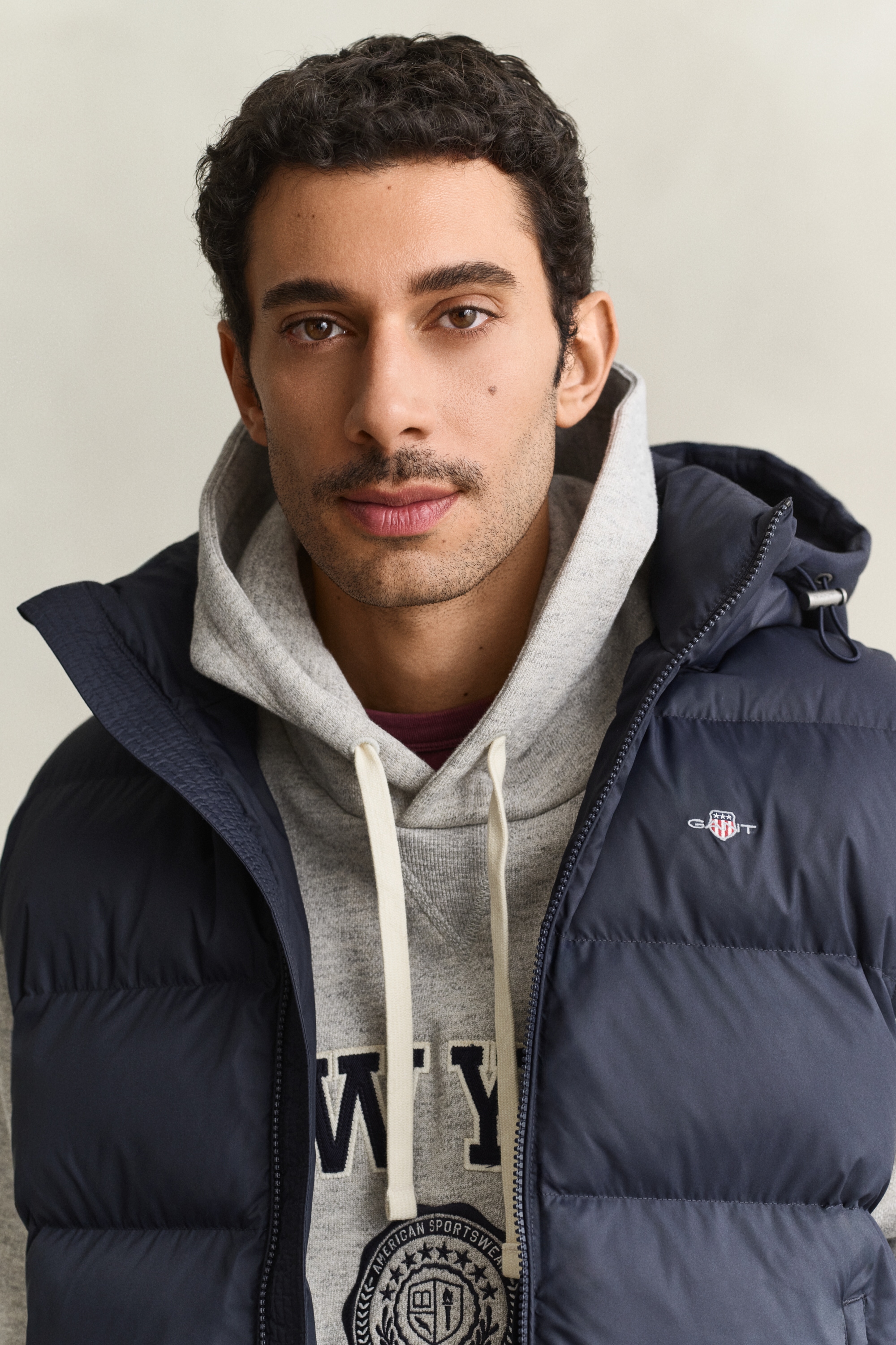 Gant Steppweste »ACTIVE CLOUD VEST« 2-Wege-Reißverschluss
