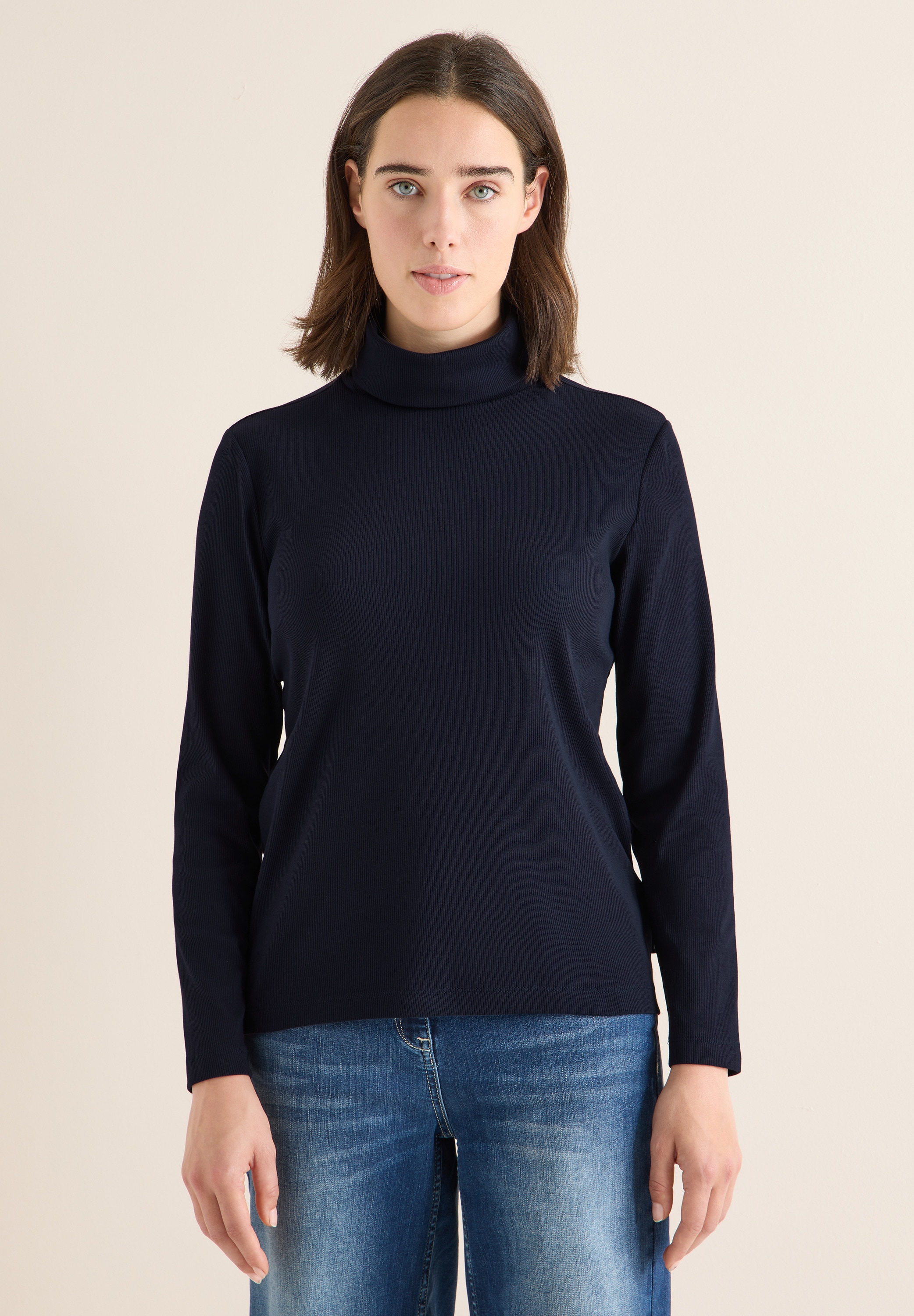 Cecil Langarmshirt mit Turtleneck günstig online kaufen