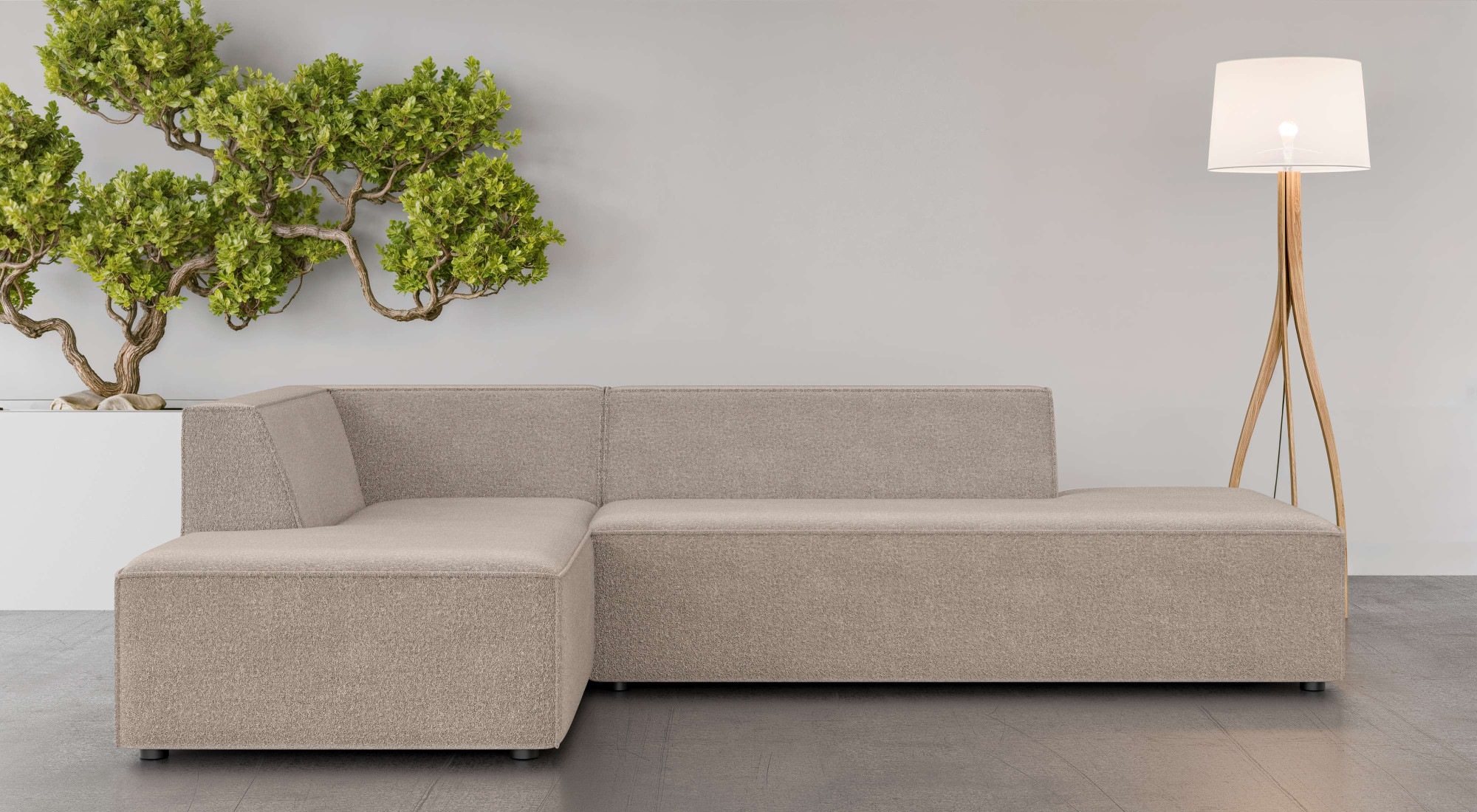 OTTO home Ecksofa "Ecksofa Cavan mit Ottomane links oder rechts bestellbar" günstig online kaufen