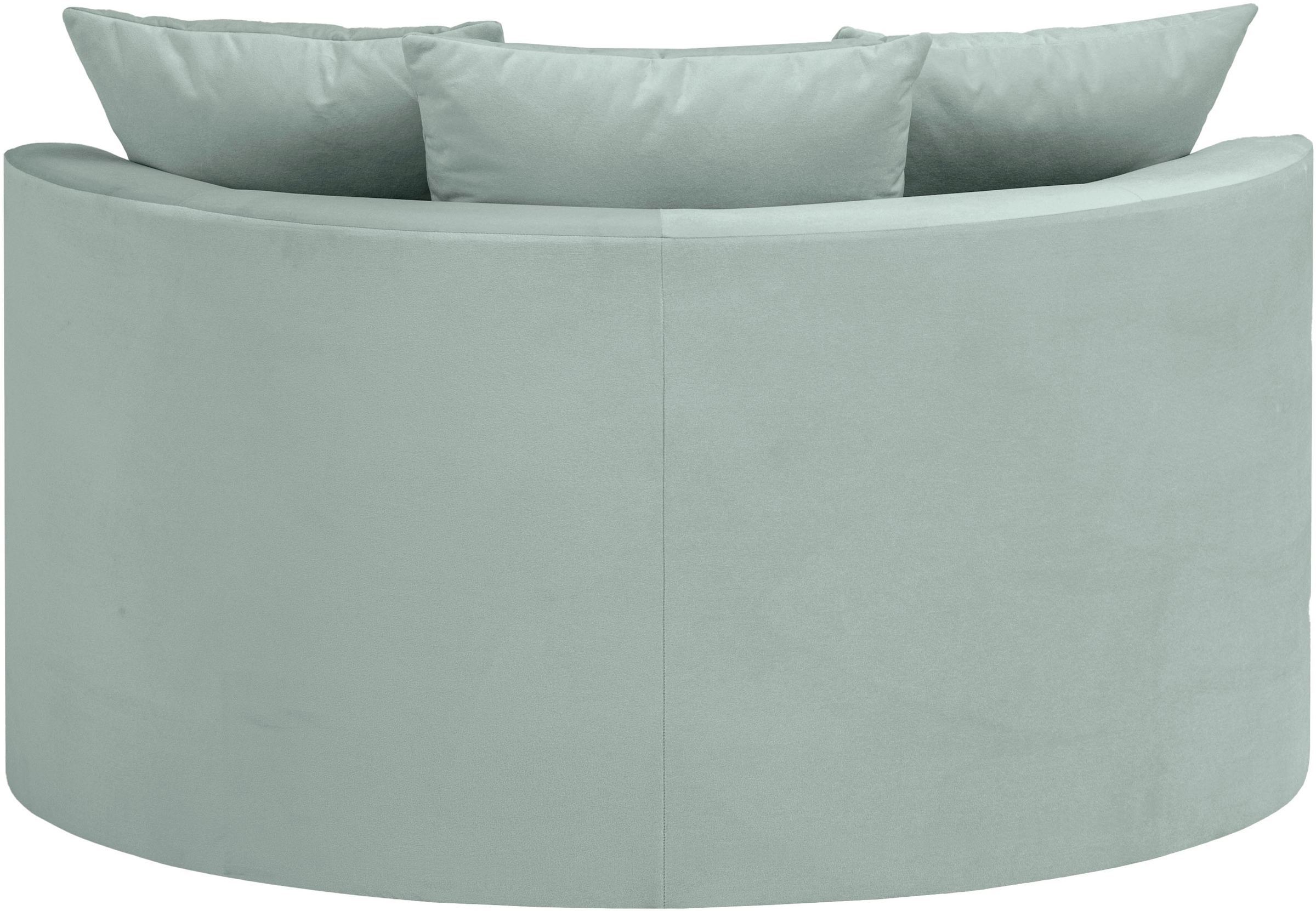 LeGer Home by Lena Gercke XXL-Sessel »Isalie, Rundsessel mit Hocker, Lesesessel, Loveseat, Big-Sessel«, (Set), trendige Stoffe, mit 3 Zierkissen, große Sitzfläche