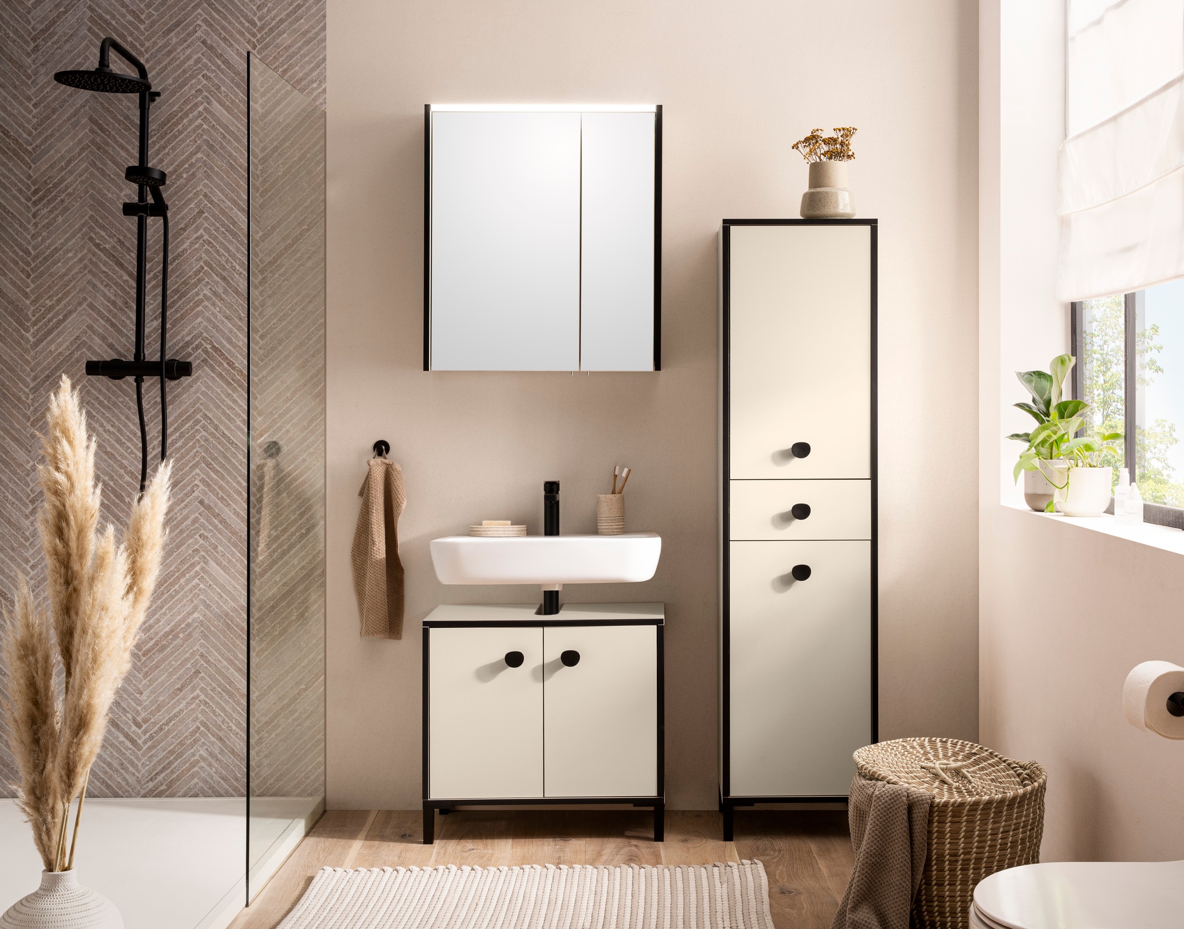 Schildmeyer Hochschrank "Edda, Breite 40,3 cm, mit Türen & Schubkasten", Ma günstig online kaufen