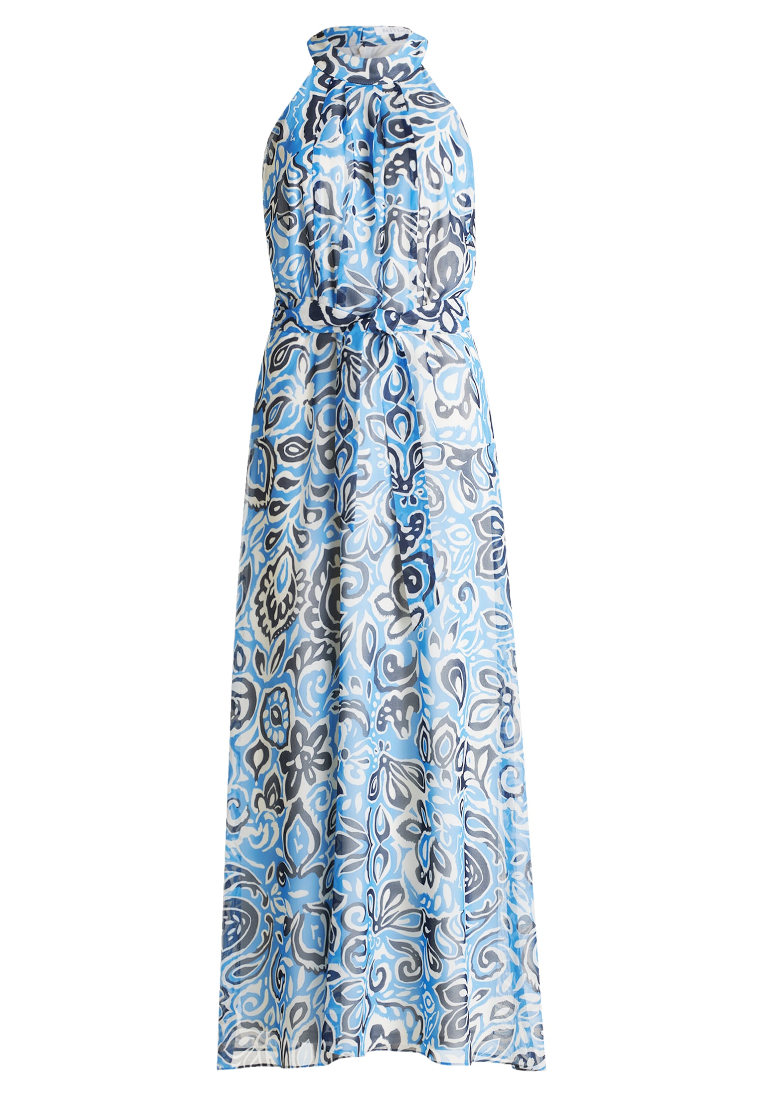 Betty&Co Chiffonkleid »Betty & Co Chiffonkleid ohne Arm«, Nahtführung