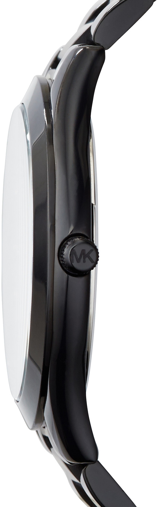 MICHAEL KORS Quarzuhr »SLIM RUNWAY«, Armbanduhr, Herrenuhr, Edelstahlarmband