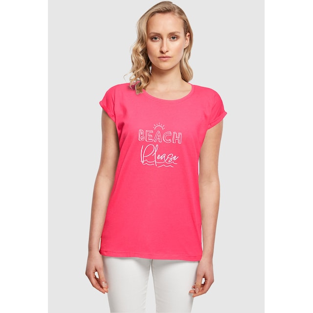 Merchcode T-Shirt »Damen Ladies Beach Please Extended Shoulder Tee«, (1 tlg.)  für bestellen | BAUR