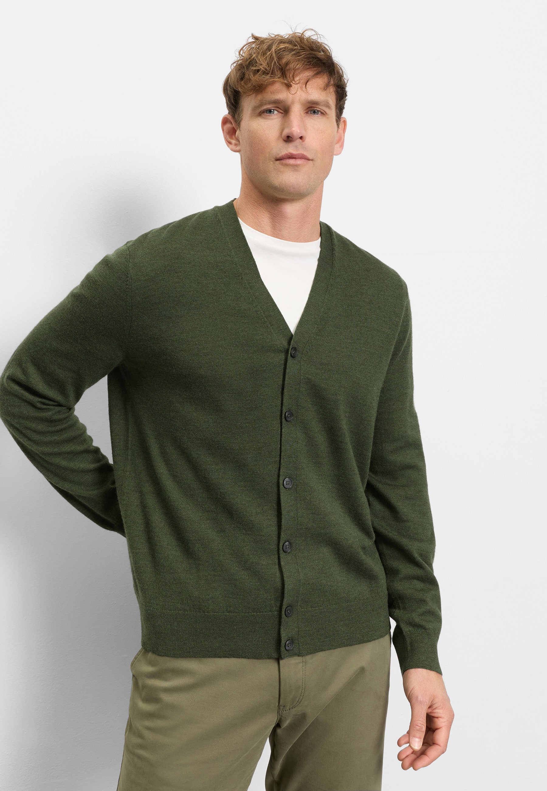 OLYMP Sweatjacke "OLYMP Casual Strick" günstig online kaufen