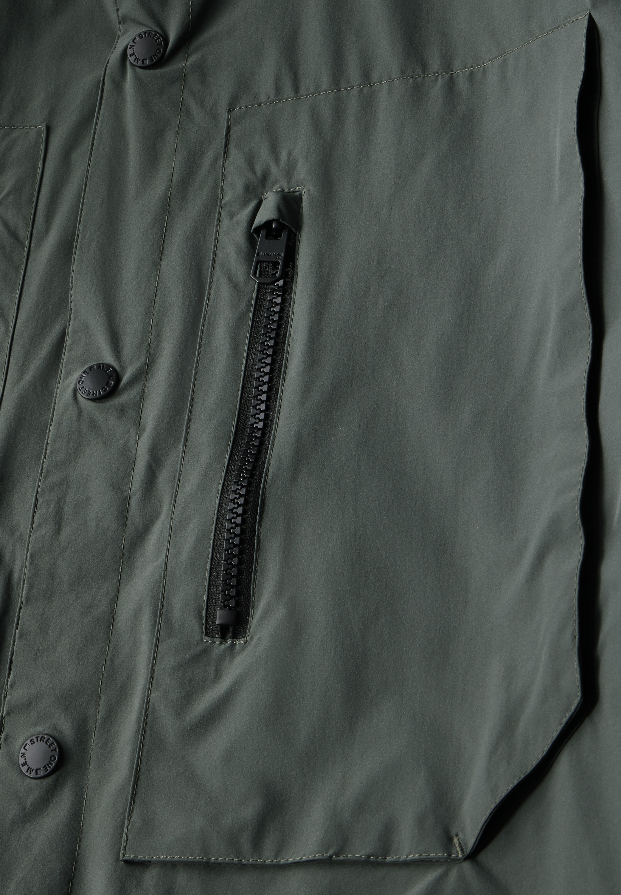 STREET ONE MEN Outdoorjacke, ohne Kapuze, mit Brusttaschen