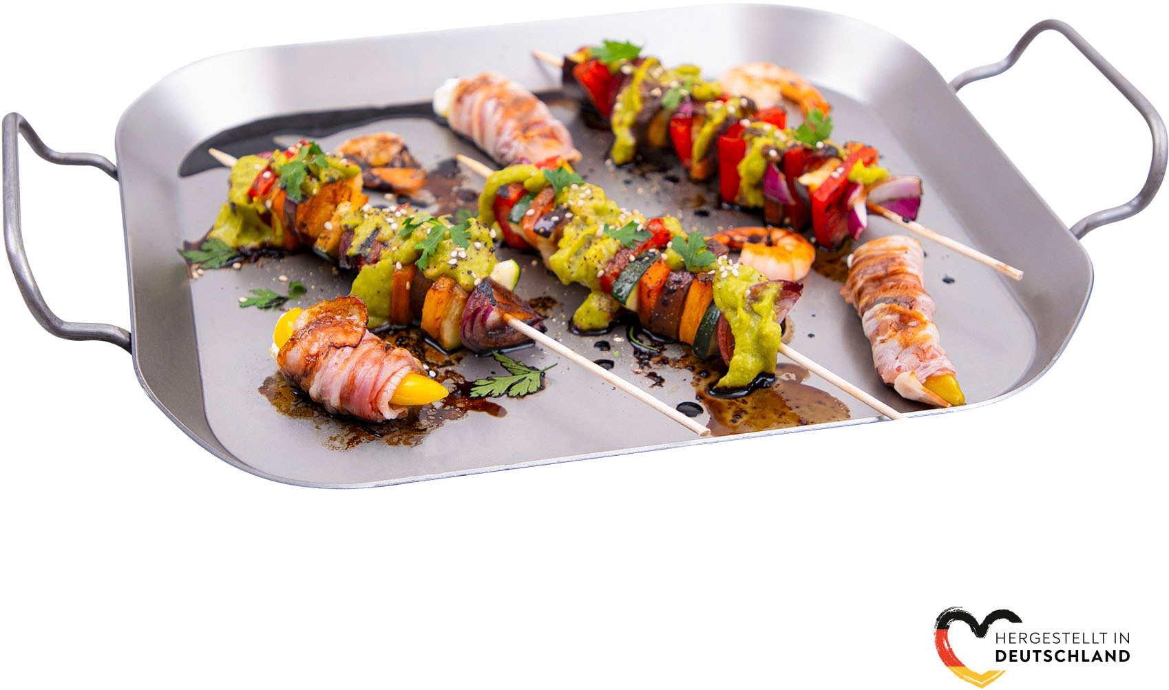 CHG Grillschale »Grillplatte "La Plancha", aus Eisen«, Metall, (1 St.), Made in Germany