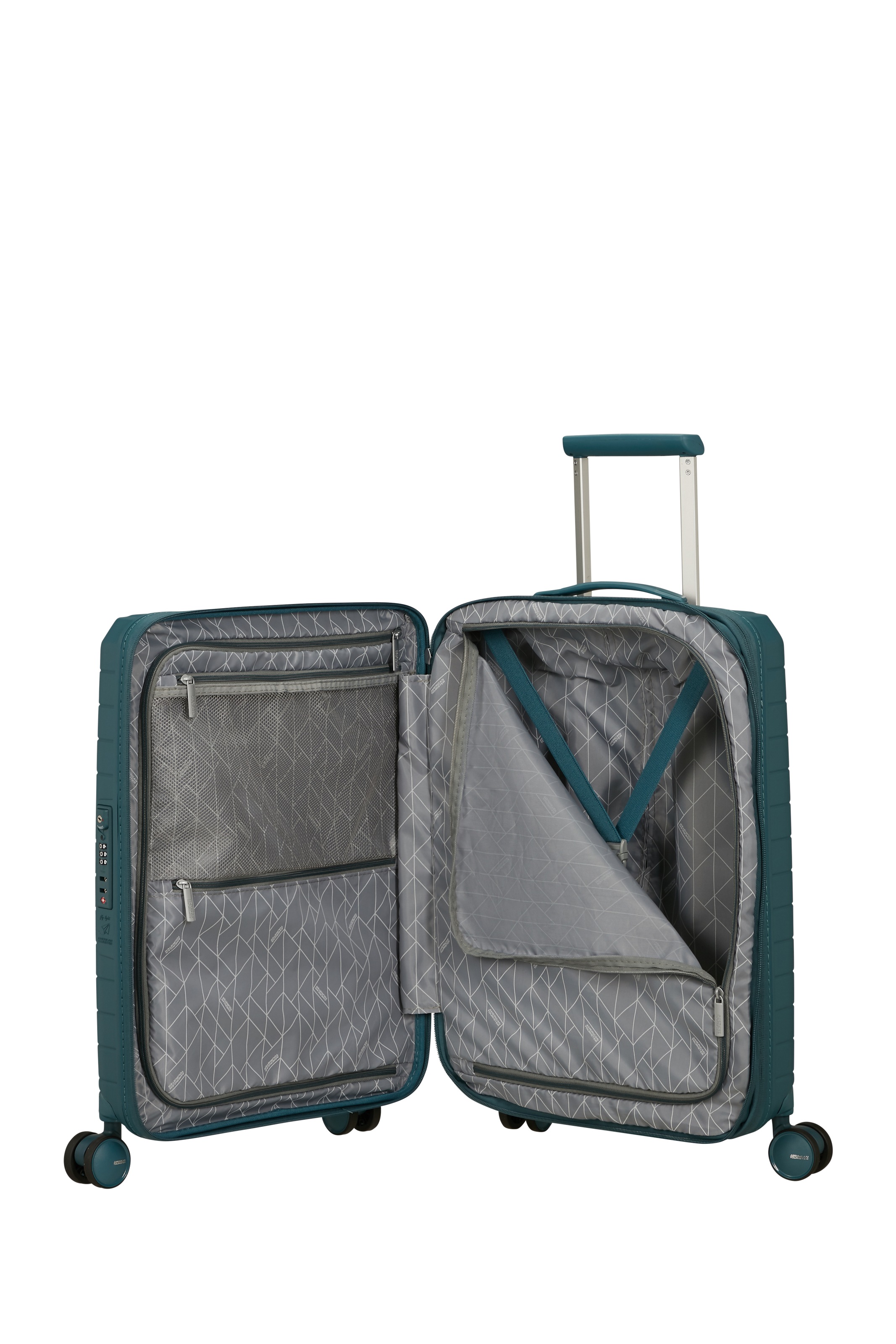 American Tourister® Hartschalen-Trolley »FASTFORWARD, verschiedene Größen und Farben« 36 l 4 Rollen Hartschalen-Koffer personalisierbar TSA-Schloss Volumenerweiterung