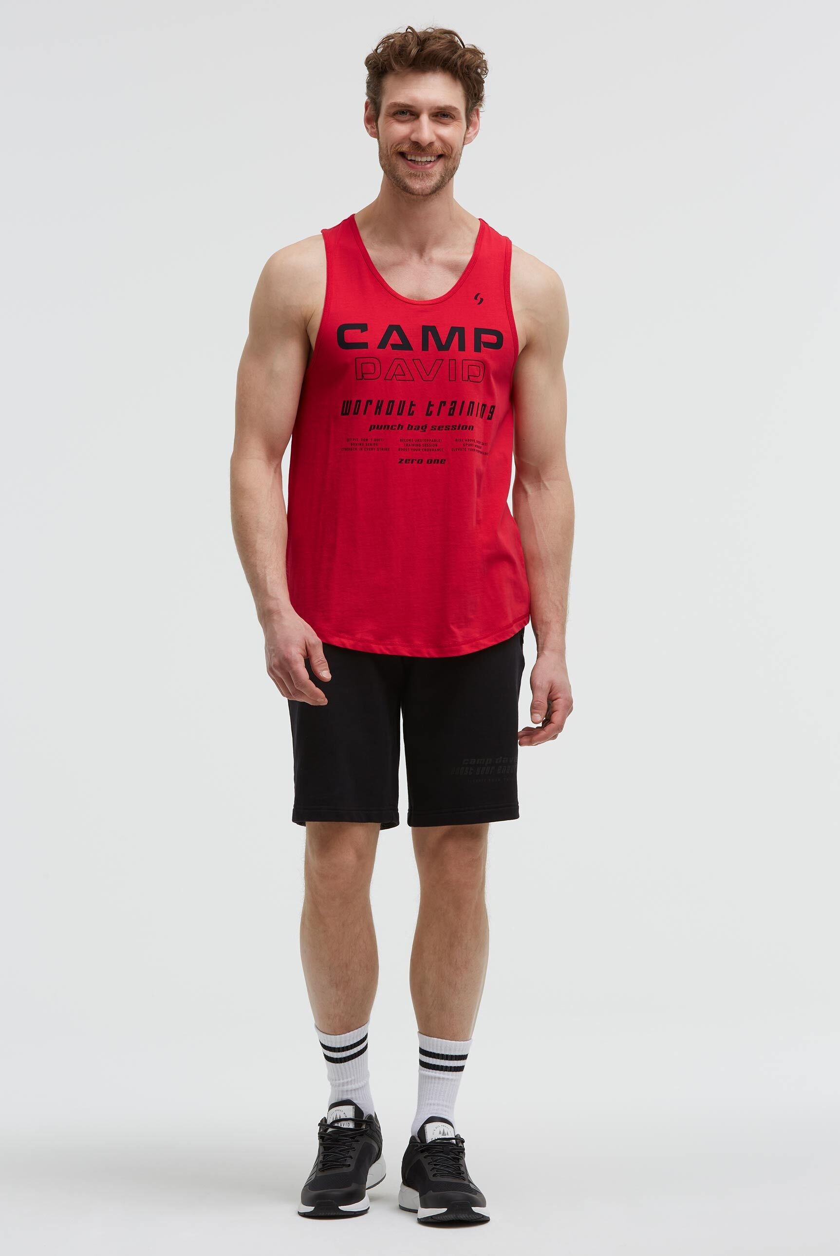CAMP DAVID Tanktop aus Baumwolle