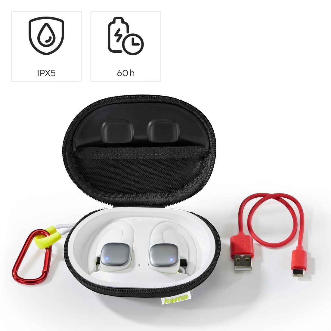 Hama Bluetooth-Kopfhörer den »Wireless Bluetooth | BAUR Kopfhörer für Headset, Bluetooth Sport« In-Ear