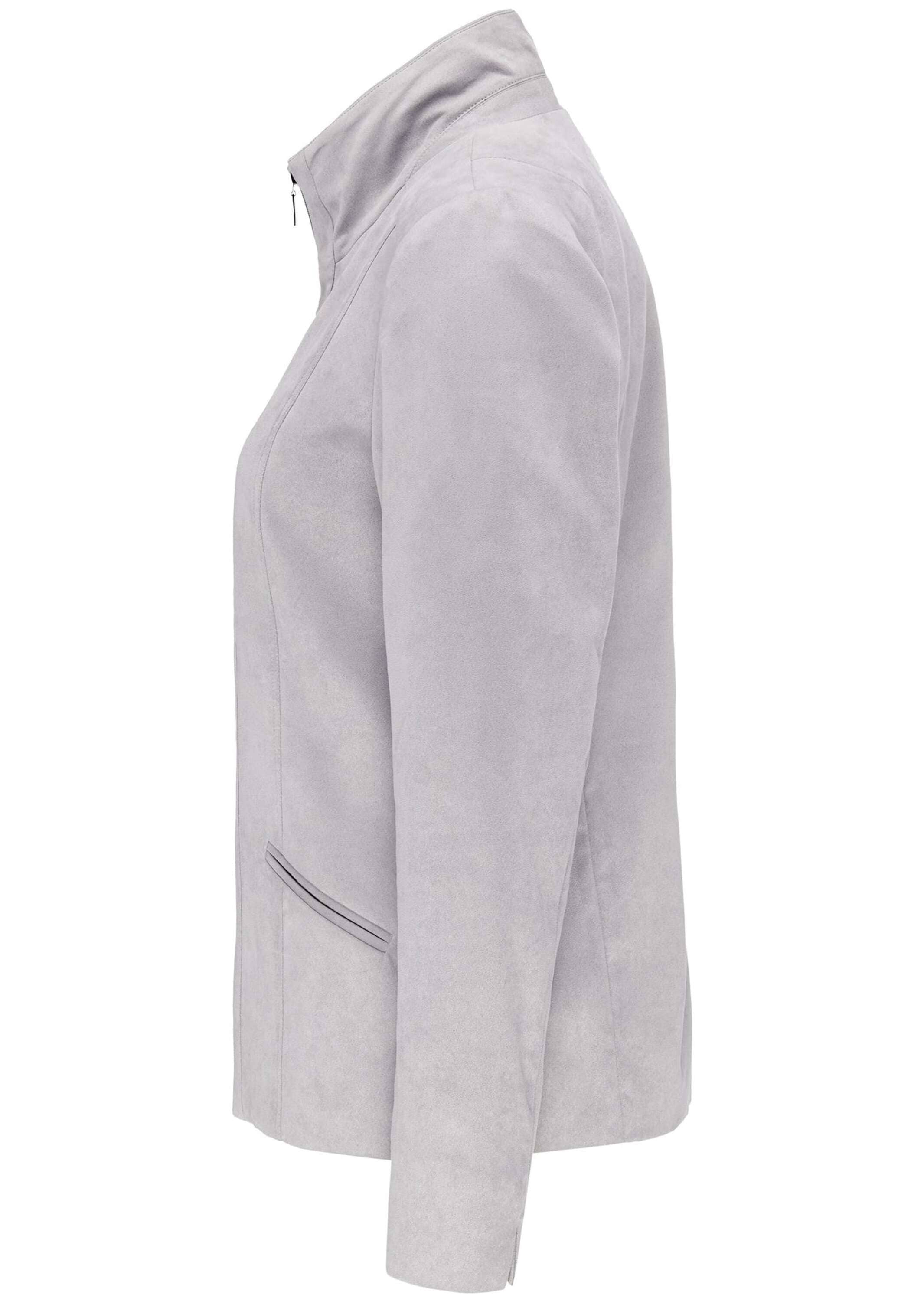 GOLDNER Kurzjacke »Jacke in Velourslederoptik Pflegeleichte Lederimitatjacke«