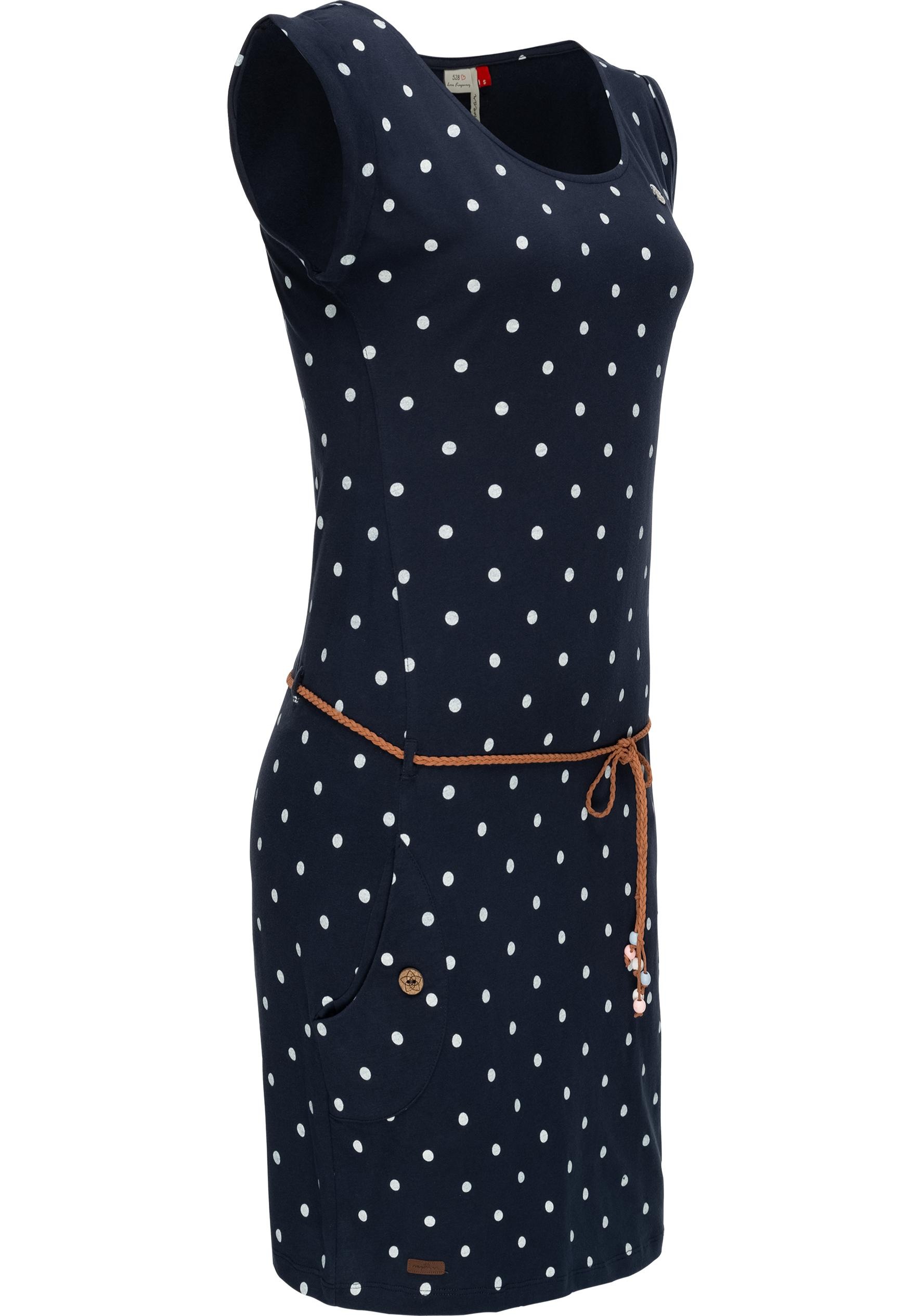 Ragwear Sommerkleid »Tag Dots«, leichtes Baumwoll Kleid mit Pünktchen-Muster