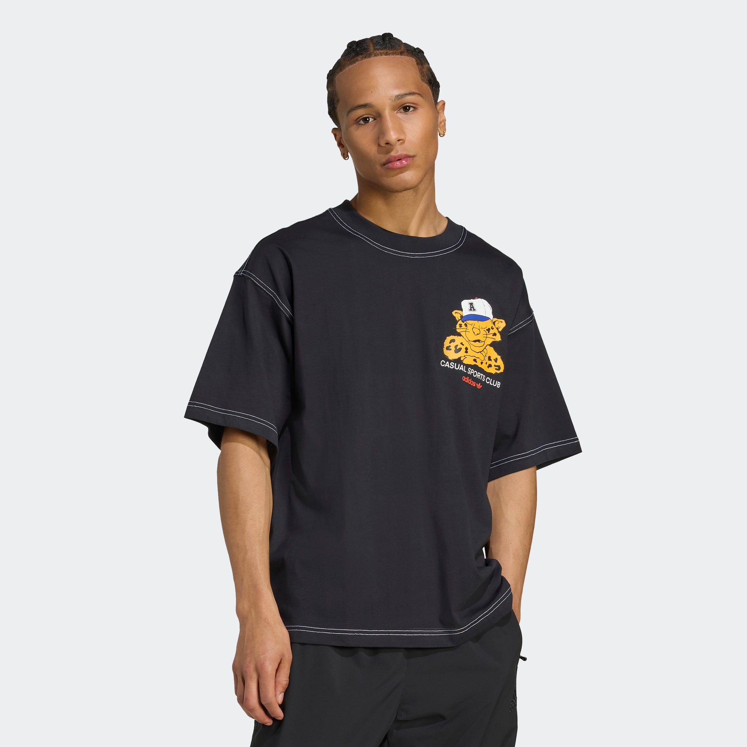 adidas Originals T-Shirt "WABASH OVERSIZE" sportlicher Stil, Oversize-Passf günstig online kaufen