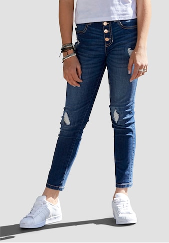 High-waist-Jeans »für Mädchen«