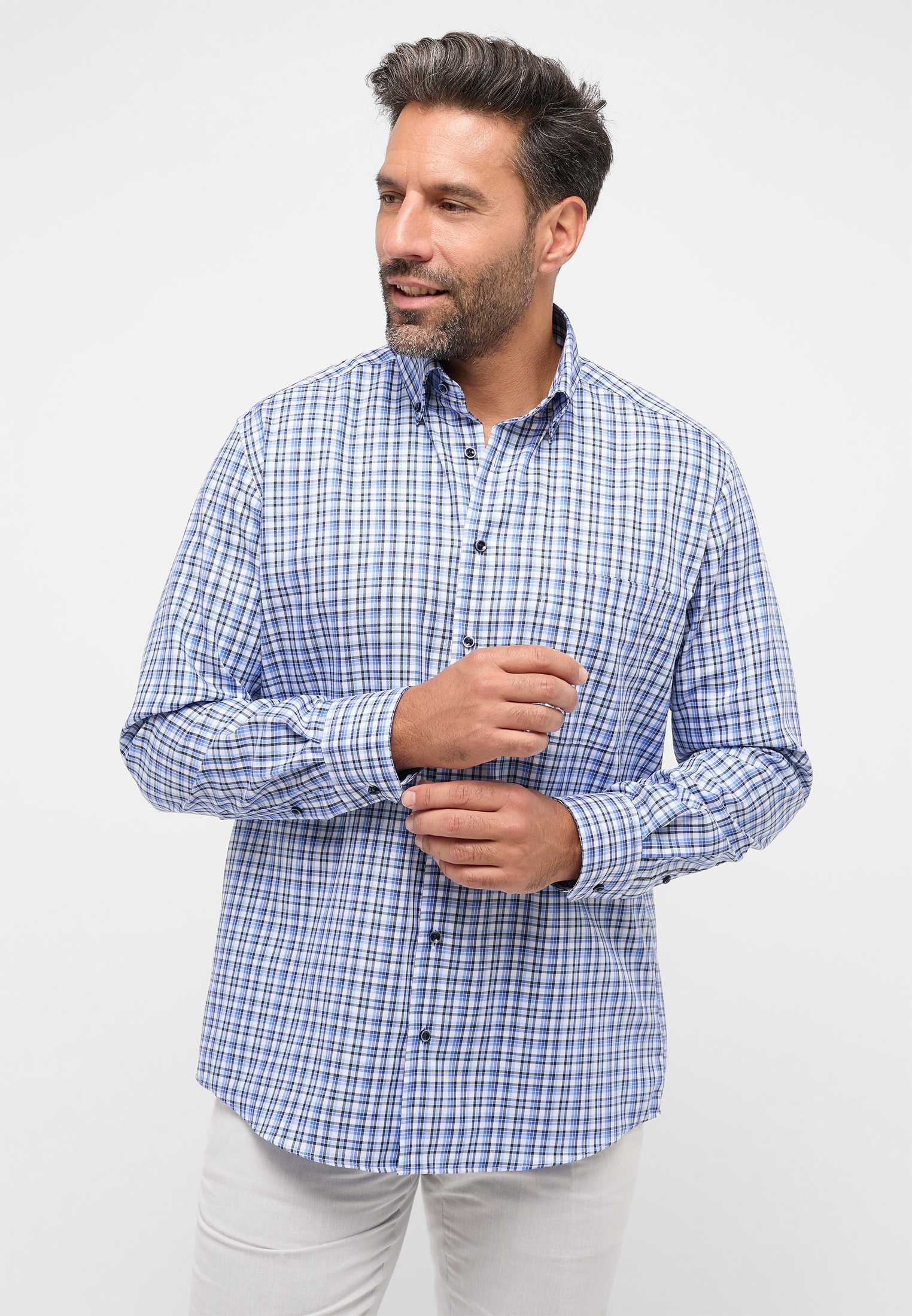 Eterna Langarmhemd "COMFORT FIT" NON IRON (bügelfrei) günstig online kaufen