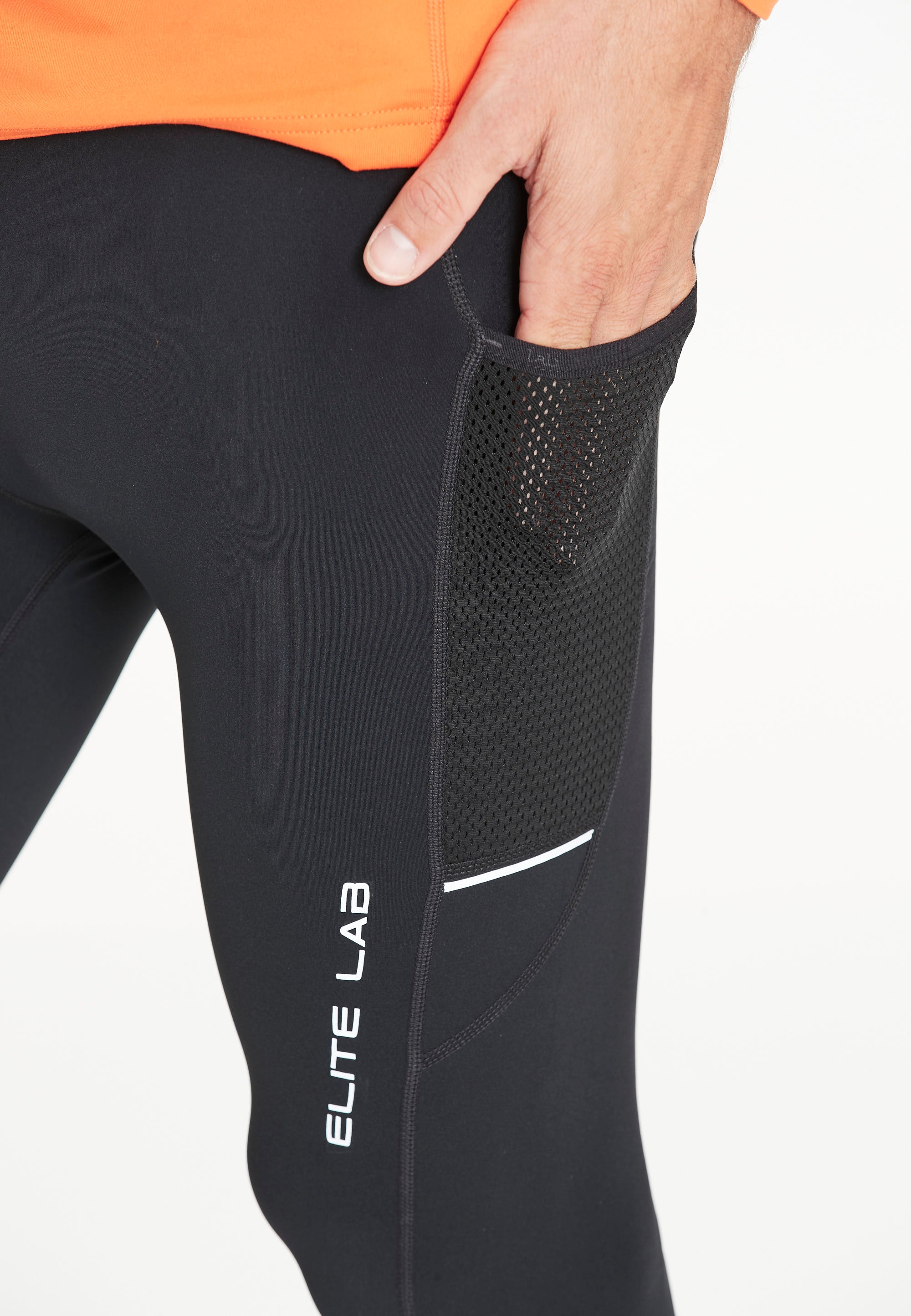 ELITE LAB Lauftights »Run Elite X1«, mit reflektierenden Details