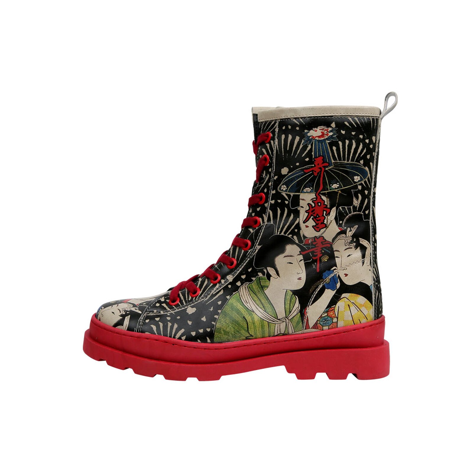 DOGO 1100000002199 "Gisele Schnürstiefel Boots Small Talk Damen Stiefeletten" Handgefertigt