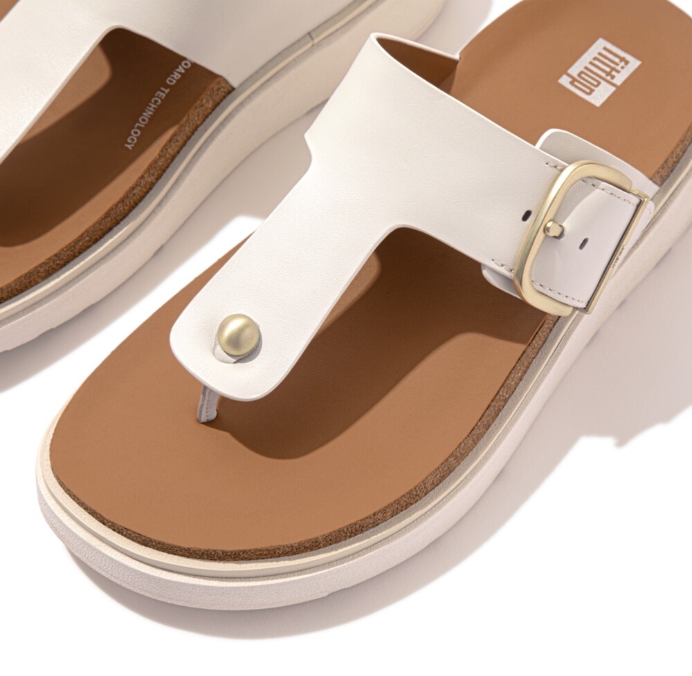 Fitflop Zehentrenner "GEN-FF", Keilabsatz, Sommerschuh, Schlappen mit verst günstig online kaufen