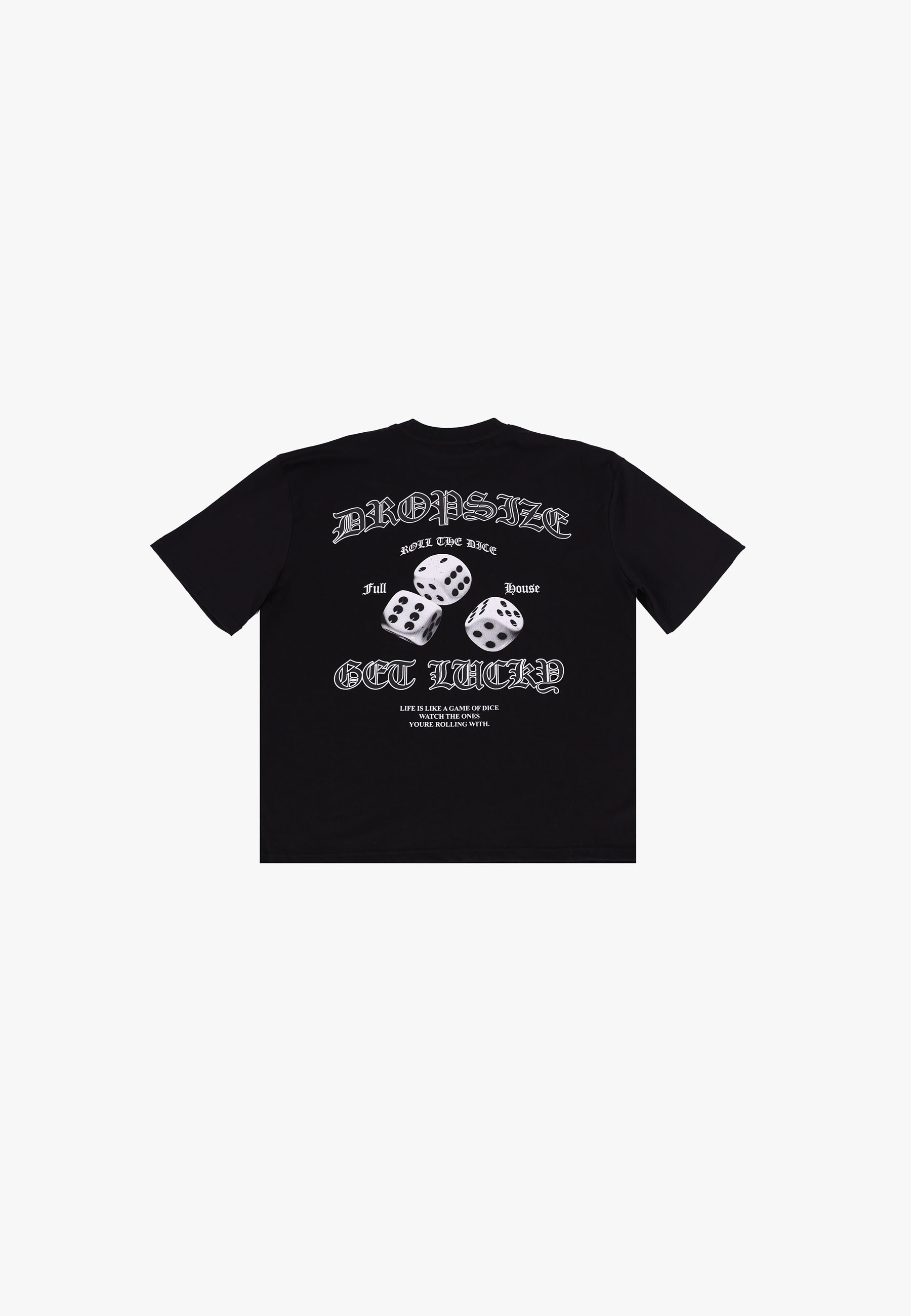 Dropsize T-Shirt "Dropsize HEAVY OVERSIZE ROLL THE DICE T-SHIRT" 1 Stk. günstig online kaufen