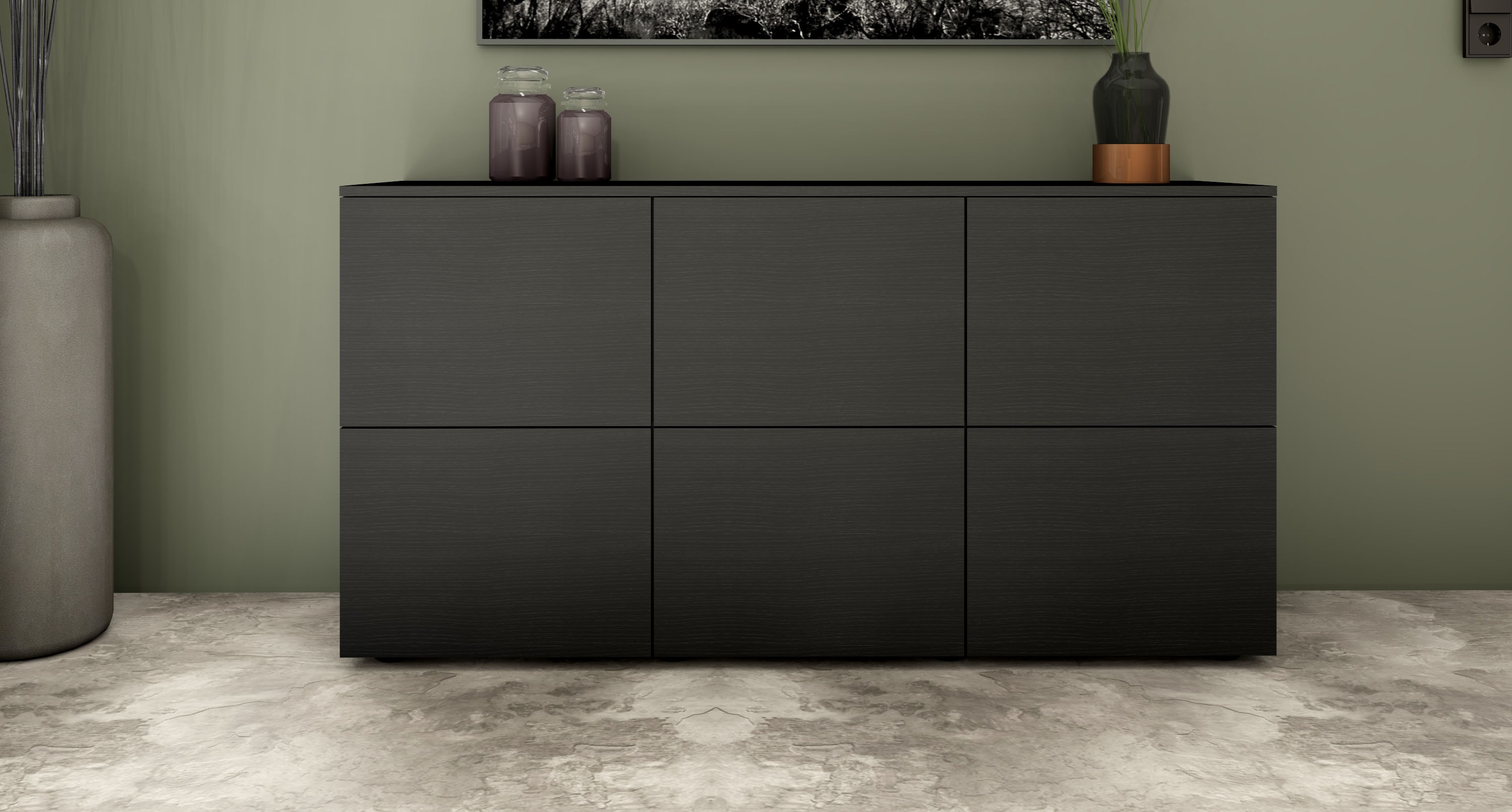 borchardt Möbel Sideboard "Rova, Kommode Breite 139 cm" Breite 139 cm