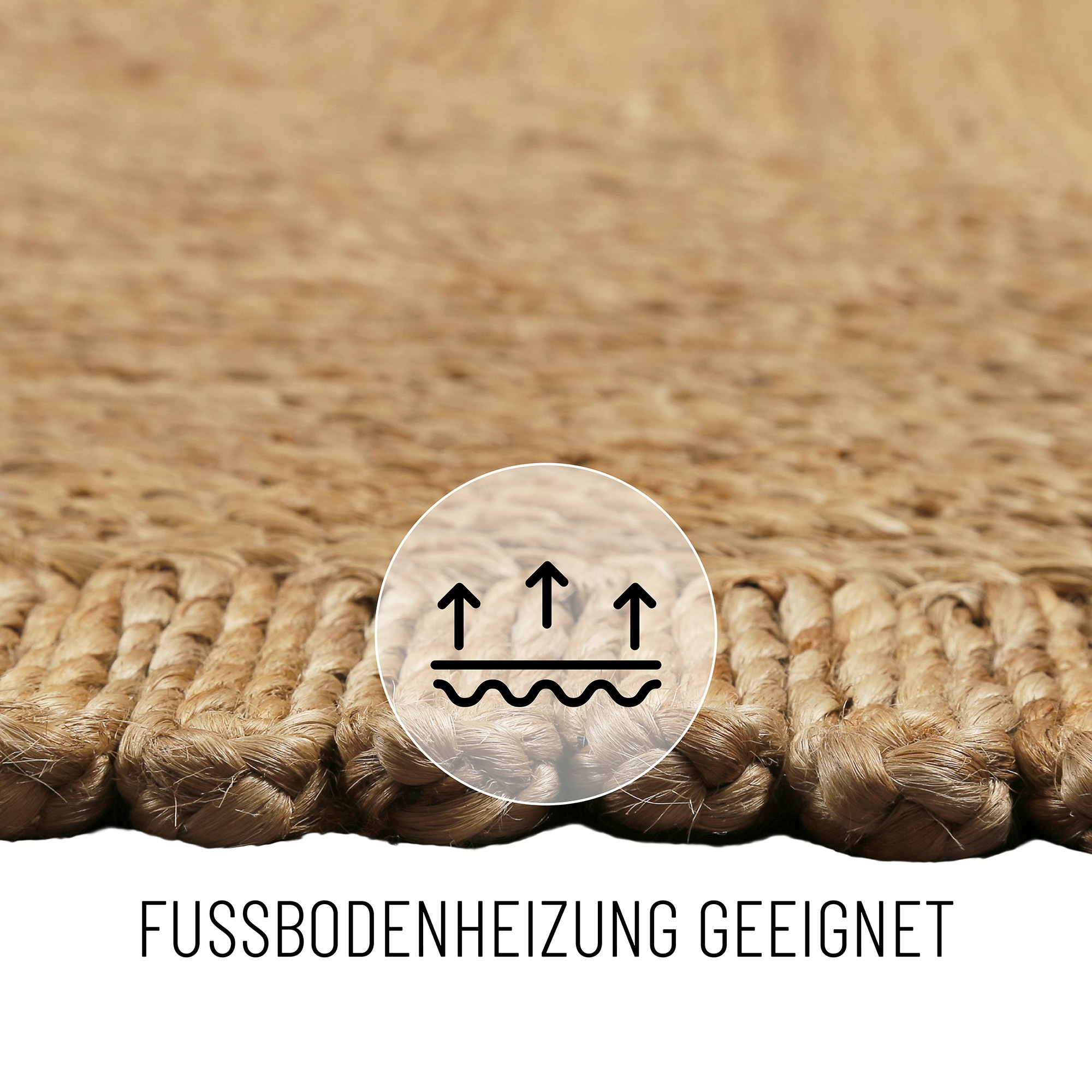 Thumbnail - Green Looop Teppich "June" rechteckig 12 mm Höhe handgewebt, robust, strapazierfähig, skandinavisch, Naturfaser