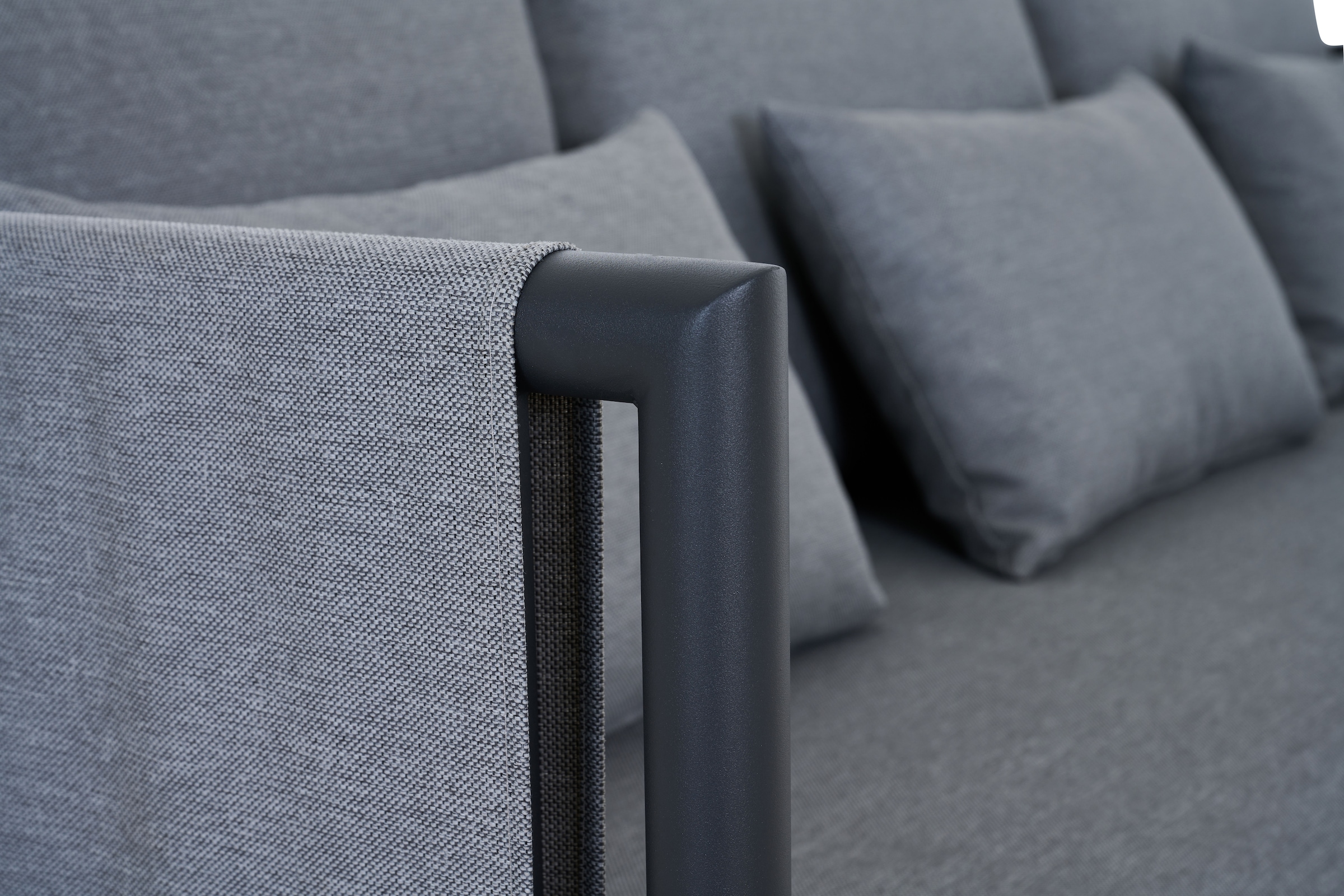 Siena Garden Gartensofa »ADEYRA« Gestell aus Aluminium, inkl. Kissen,  3er Loungesofa