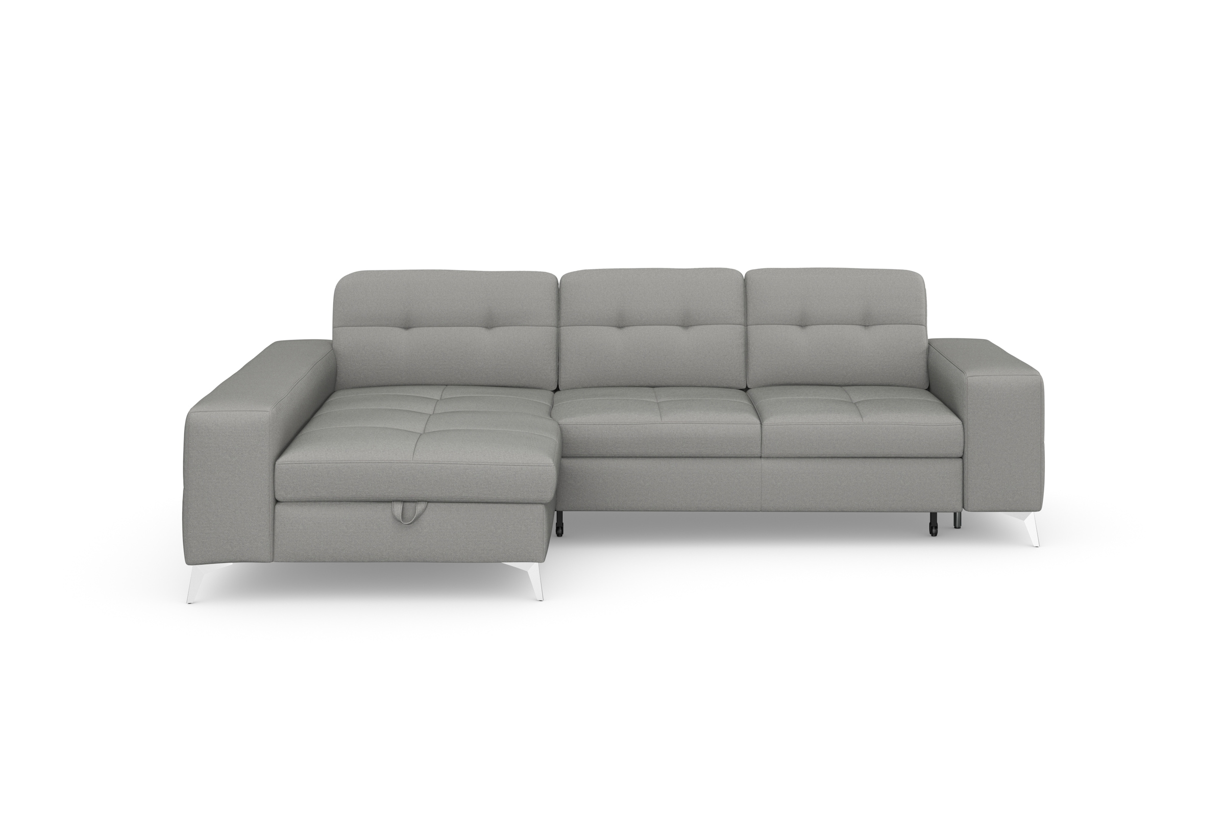 sit&more Ecksofa "Baviene L-Form" inklusive Sitztiefenverstellung & Federkern, optional Schlaffunktion
