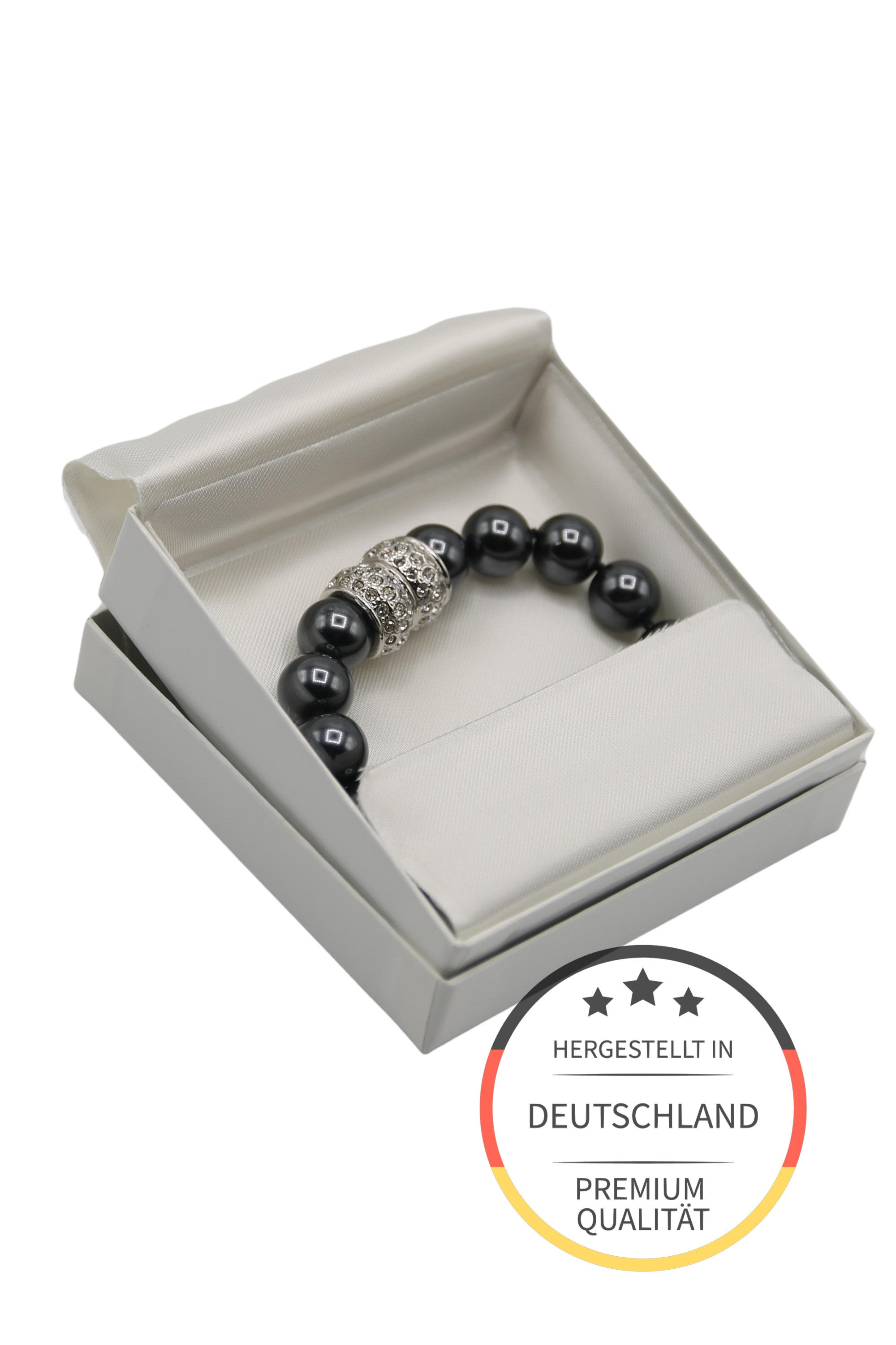 Armband "Nürnberg", Damen, Gr. Metall, schwarz, COLLEZIONE ALESSANDRO, Armbänder Armband 3