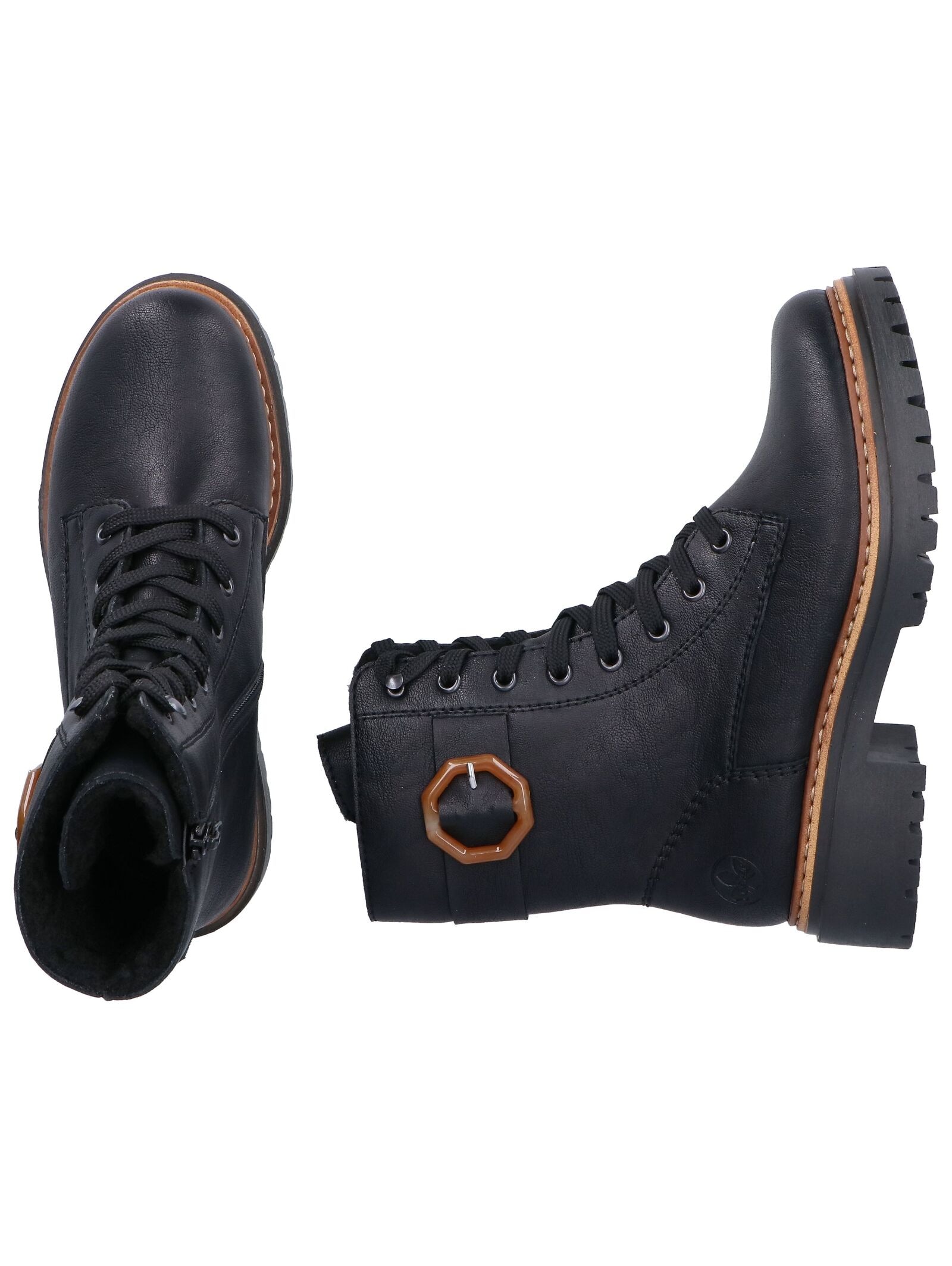 Rieker Schnürstiefelette »Rieker Stiefelette Lederimitat«