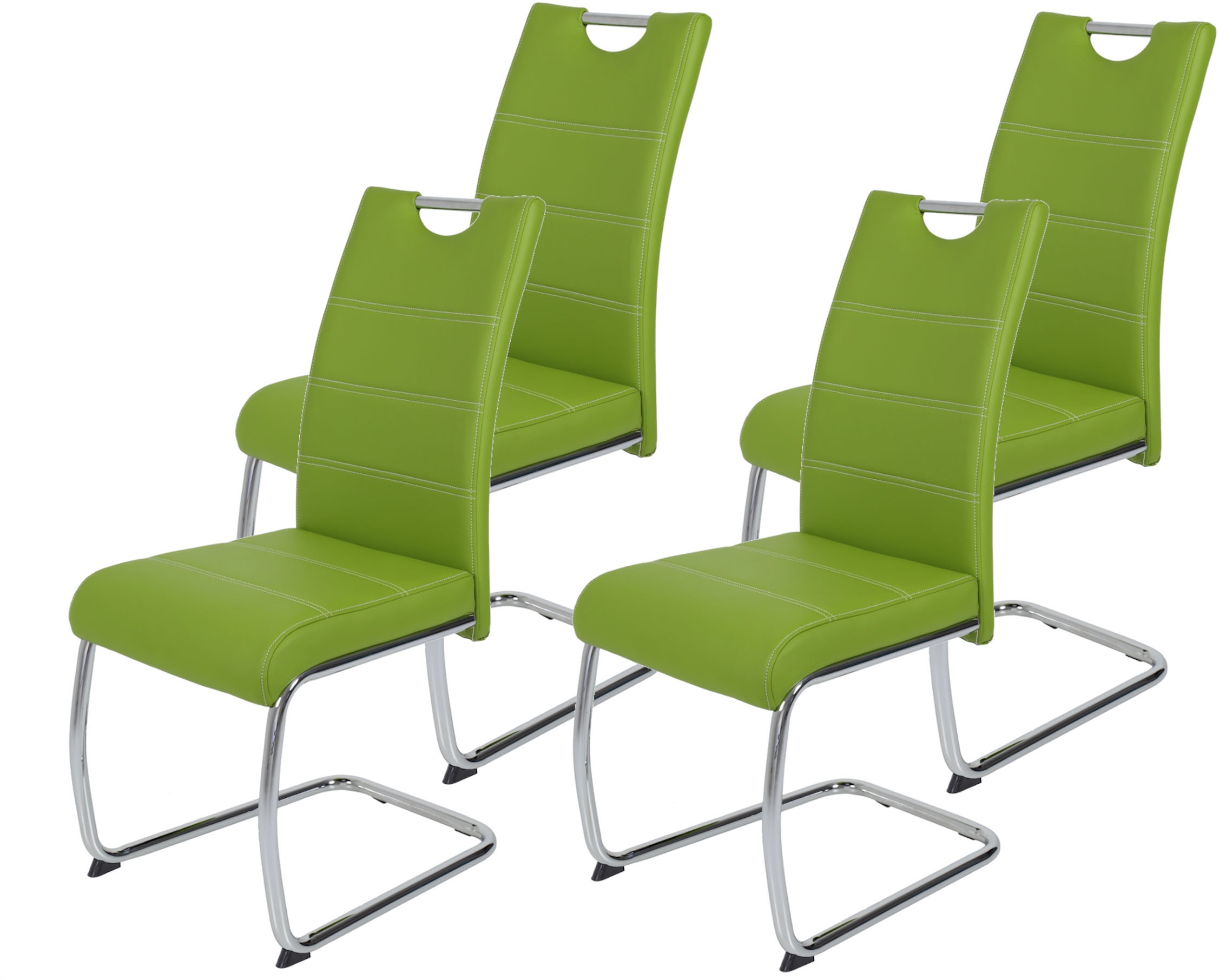 HELA Freischwinger "Flora, Esszimmerstühle" (Set) 4 Stk.Schwingstuhl Set: 1 günstig online kaufen