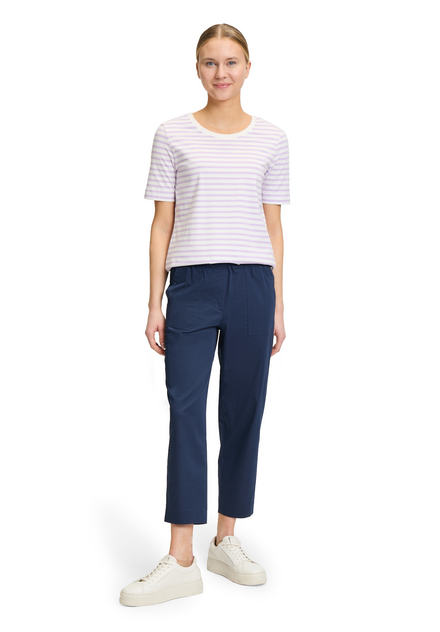 Betty&Co Kurzarmshirt »Betty & Co Basic Shirt mit Ringel«, (1 tlg.), Ringel