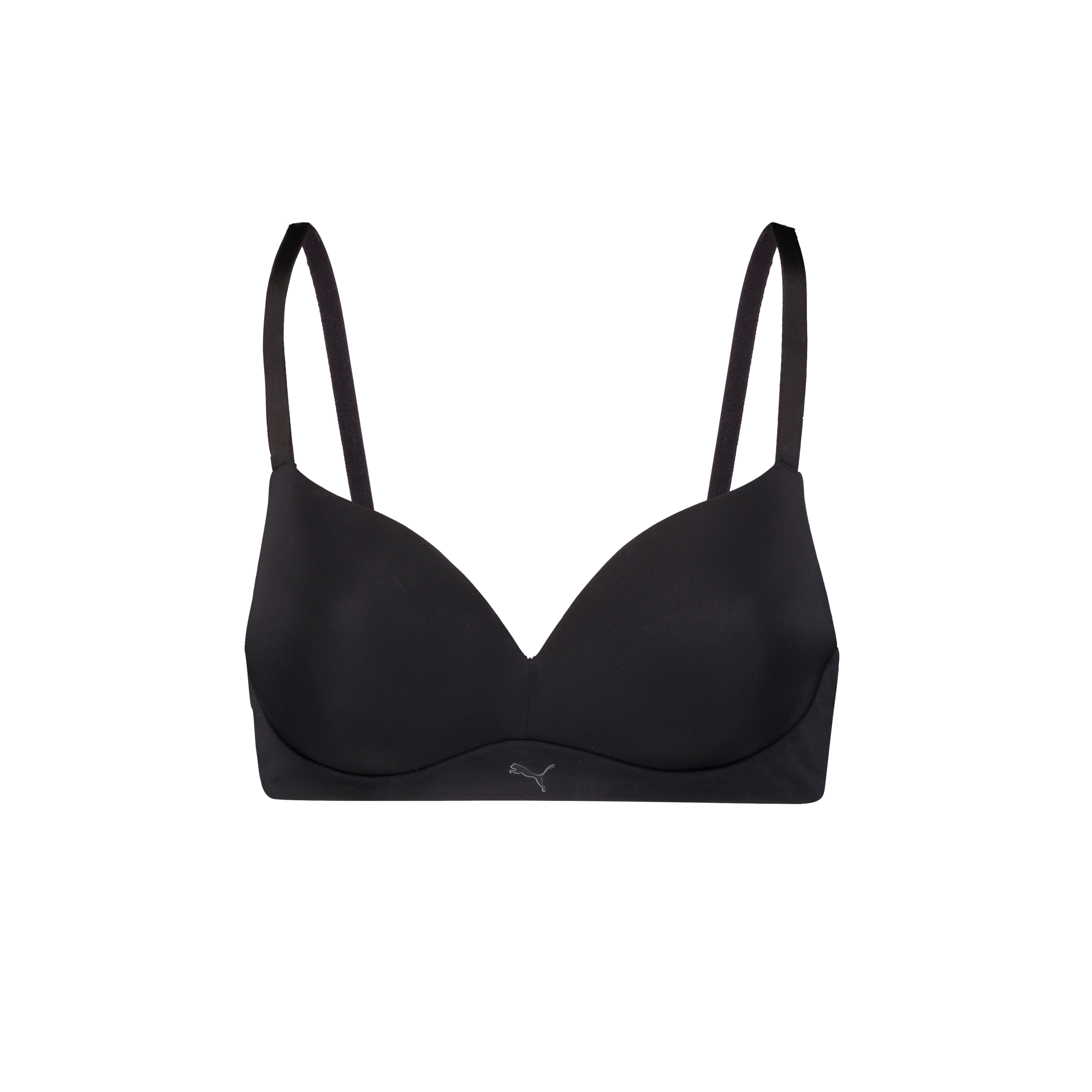 PUMA Bügelloser BH »PUMA WOMEN SOFT PADDED BRA 1P«, Unterbrustband mit Logodruck