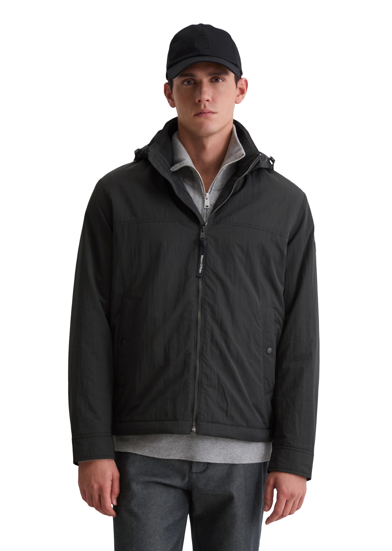 Marc OPolo Blouson mit Kapuze mit Stehkragen günstig online kaufen