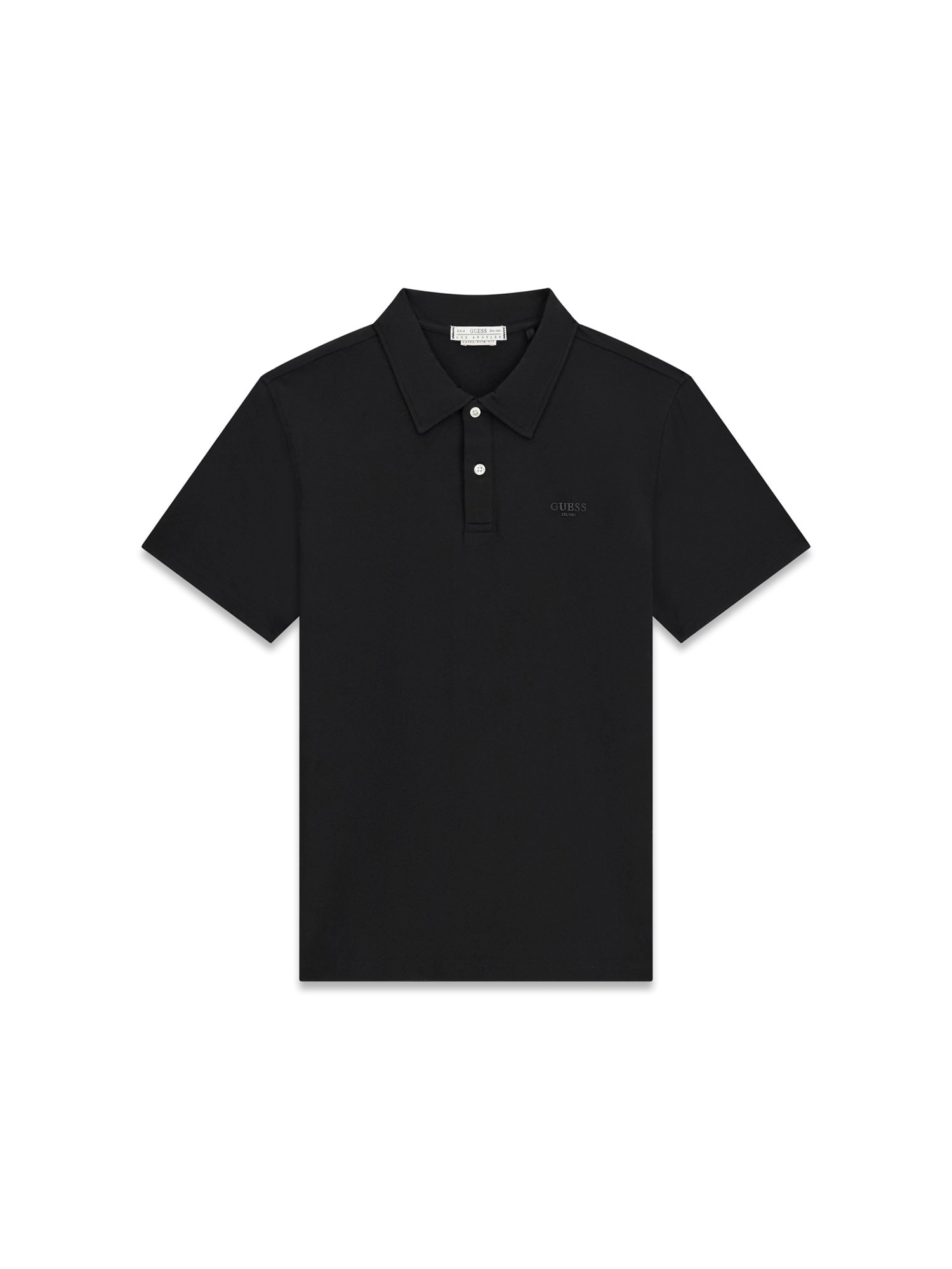 Guess Poloshirt »ESSENTIAL« Slim Fit, Baumwoll-Mix, Logodruck