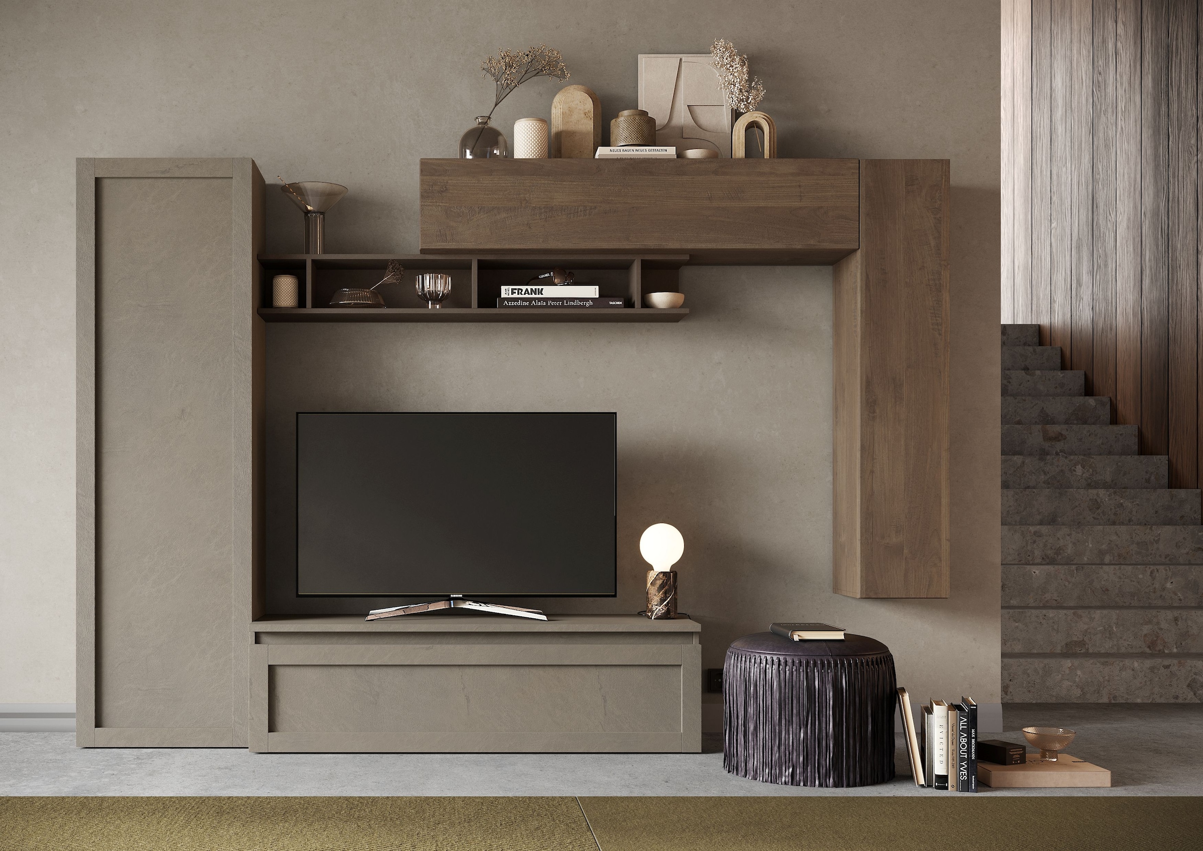 INOSIGN Wohnwand "INFINITY, 5tlg. Breite 280 cm, Schrankwand, Anbauwand" 5 günstig online kaufen