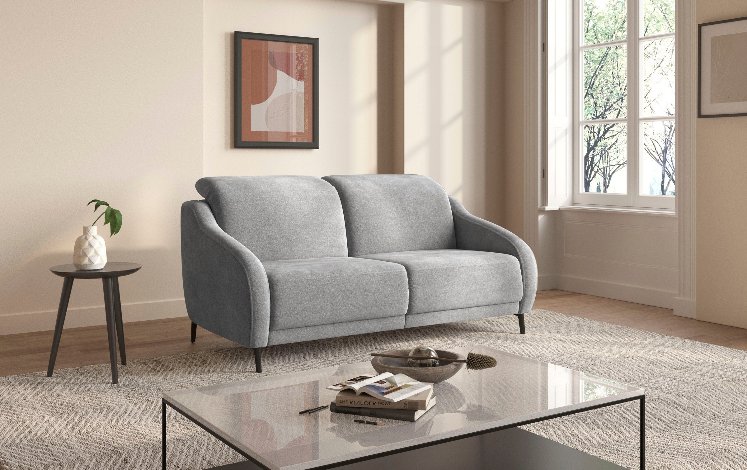 sit&more 3-Sitzer "Blues", wahlweise mit Klapptisch und USB günstig online kaufen