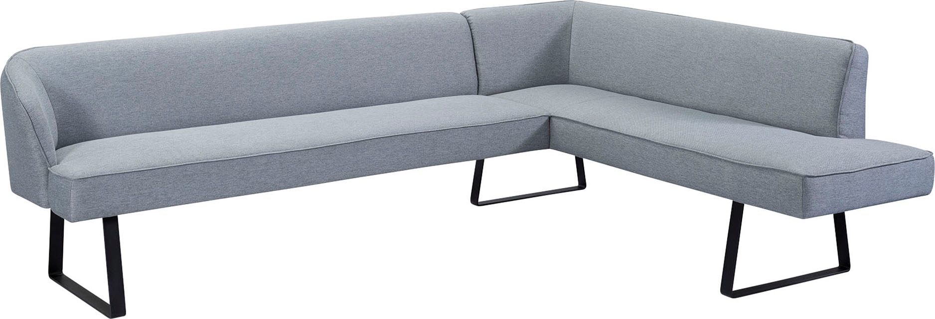 Exxpo Americano Corner Bench Silver 2